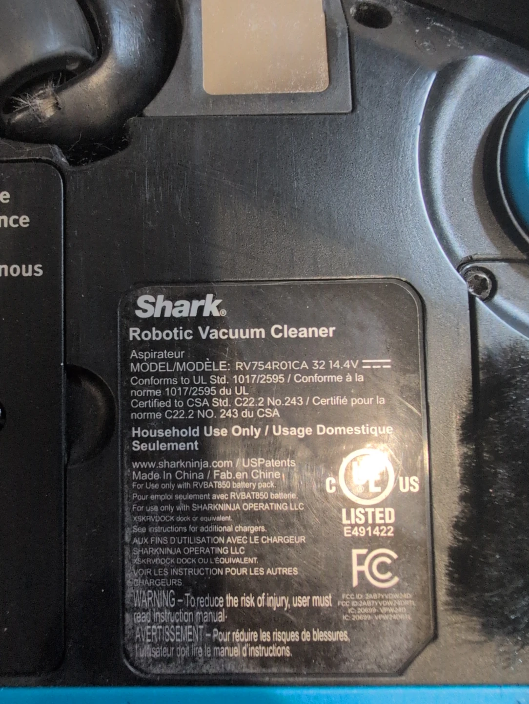 Shark RV754 Robot Vacuum Cleaner - photo 4
