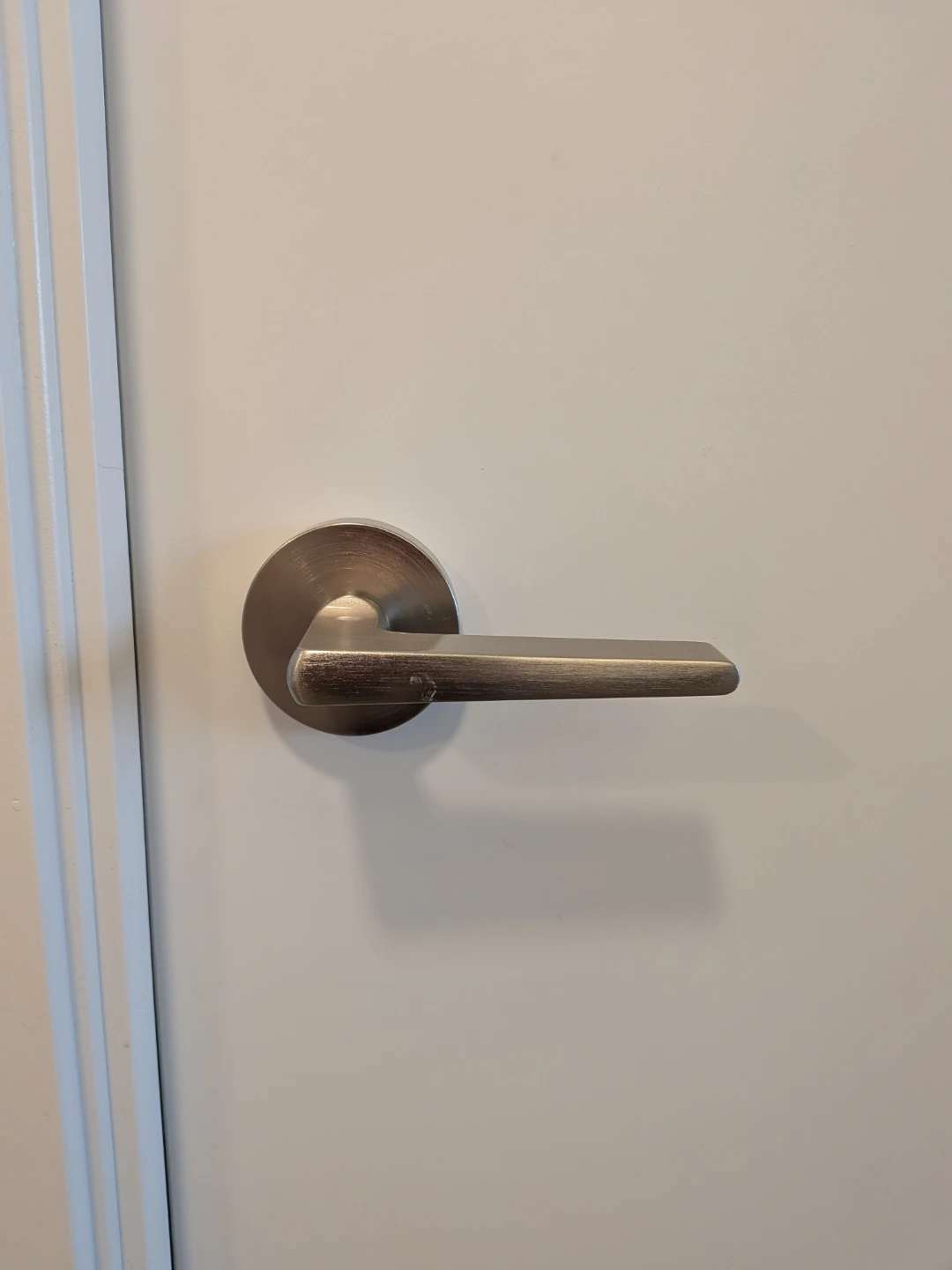 Brushed Nickel Dummy Door handle - photo 2