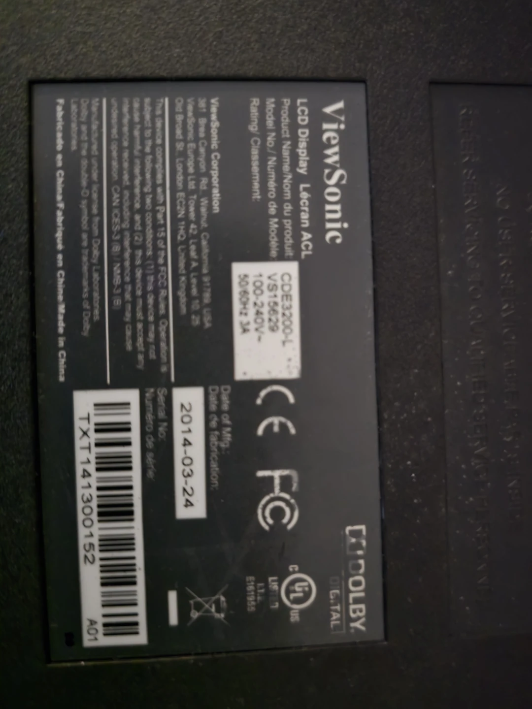 ViewSonic CDE3200-L LCD Display 32 inch - photo 3