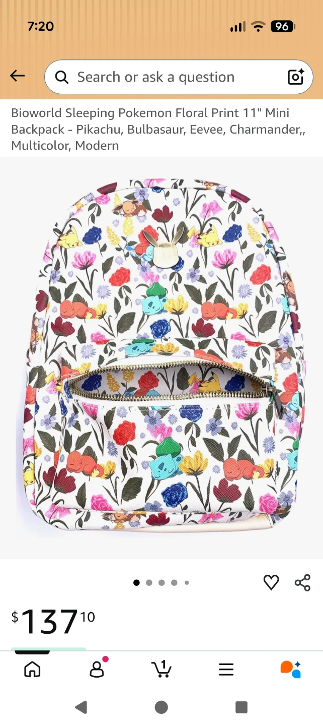 Bioworld Pokémon Mini Backpack - photo 3