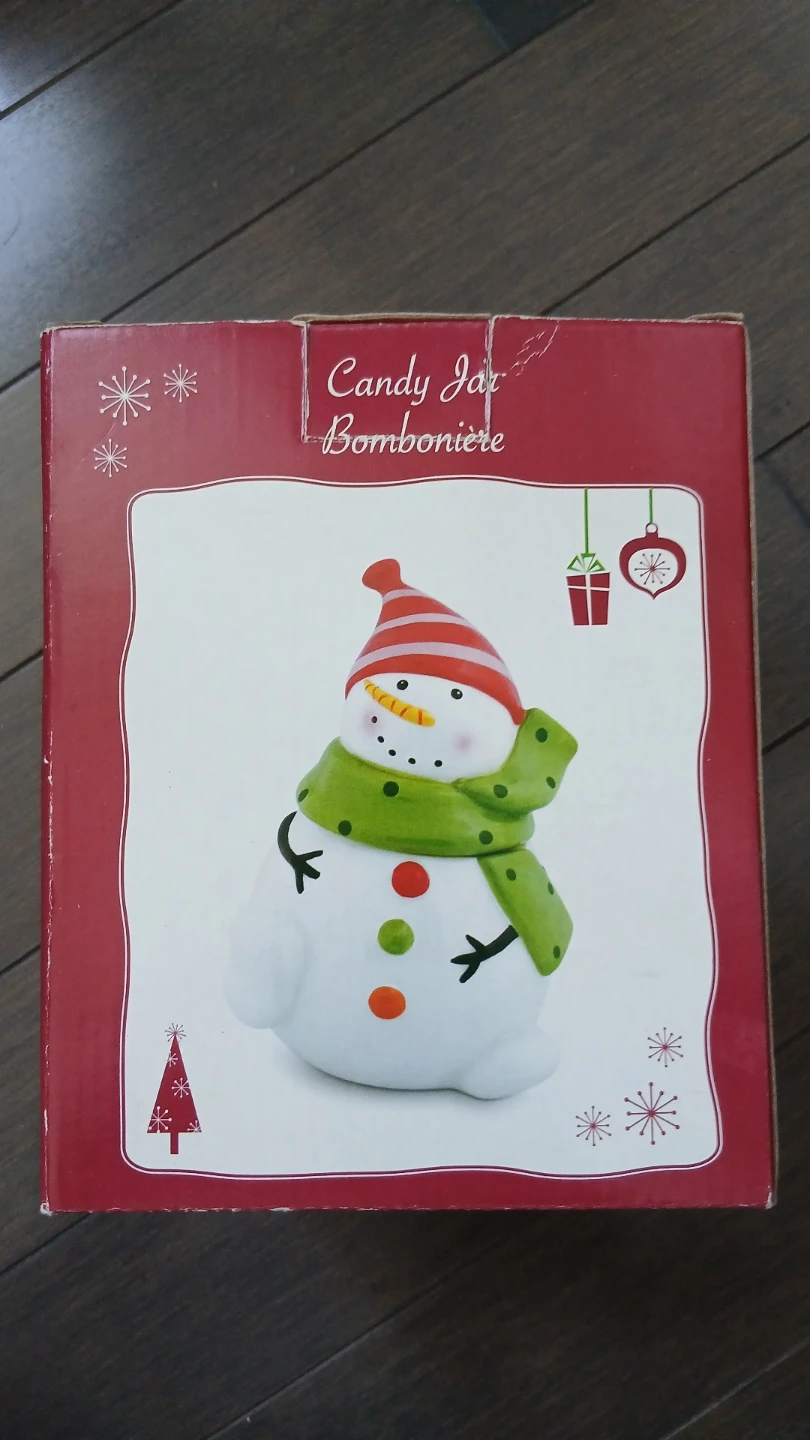 Snowman Candy Jar