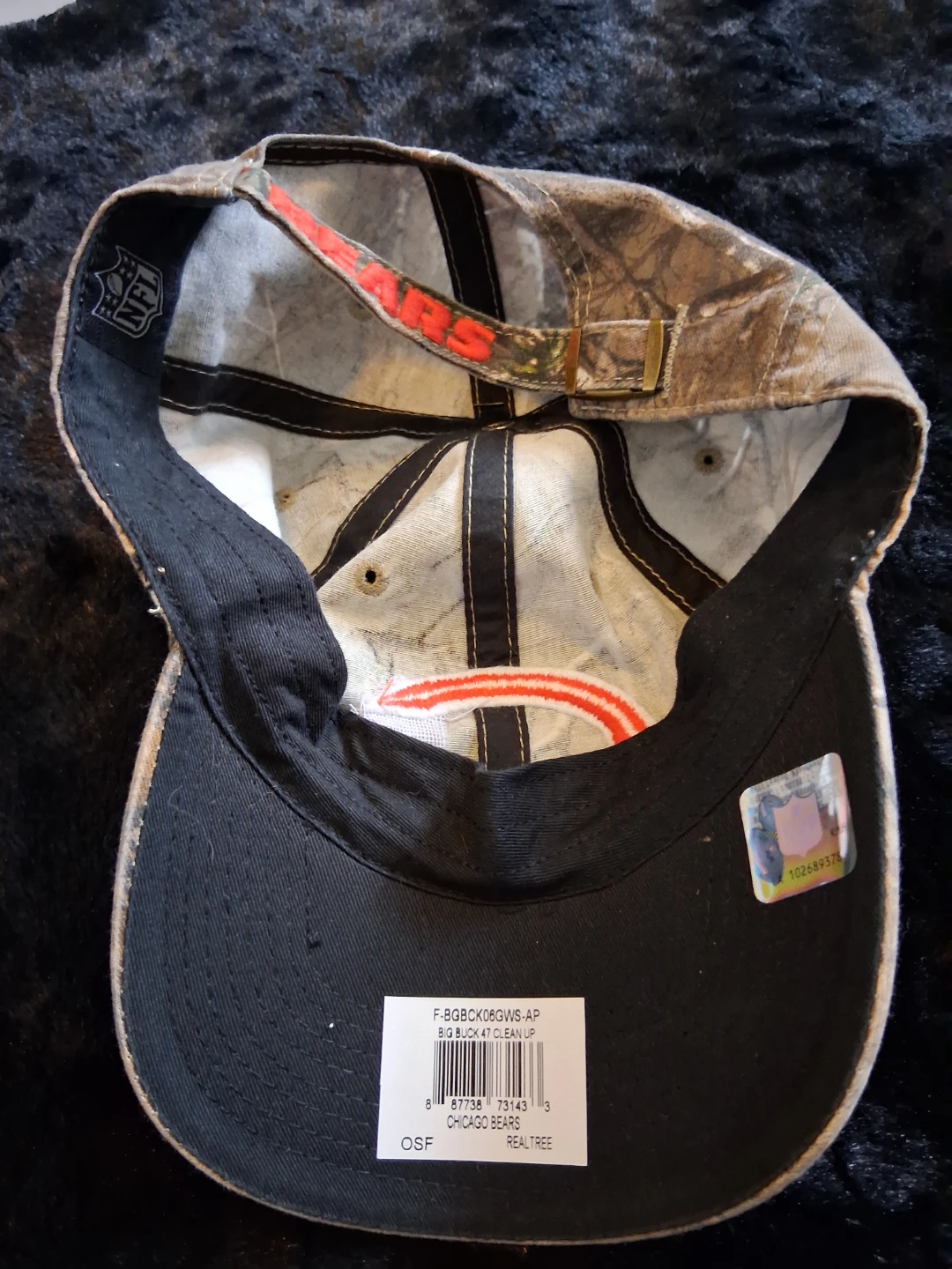 47 Brand Chicago Bears Camo One Size Baseball Cap - photo 4