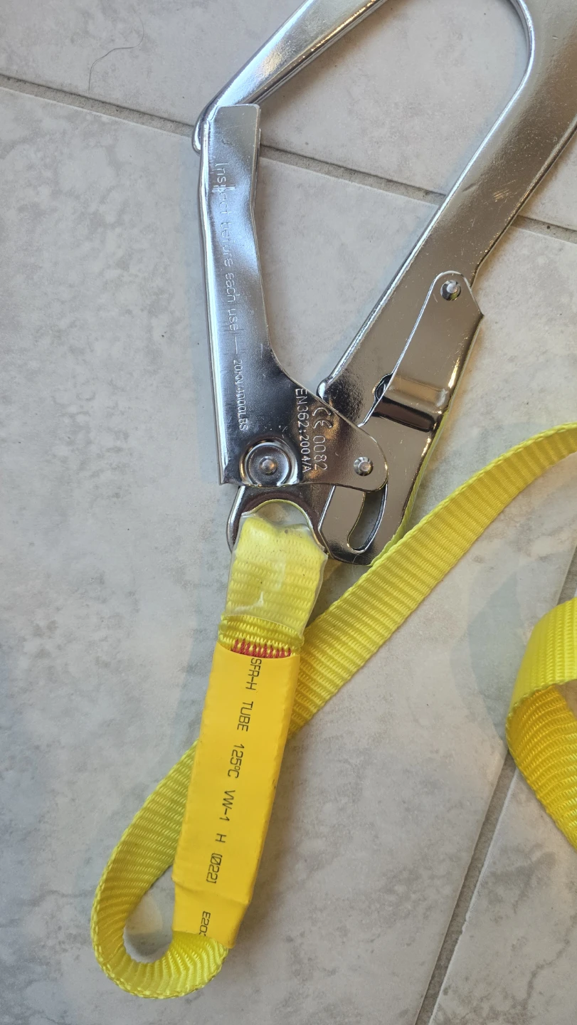 Yellow Safety Harness Lanyard - photo 2