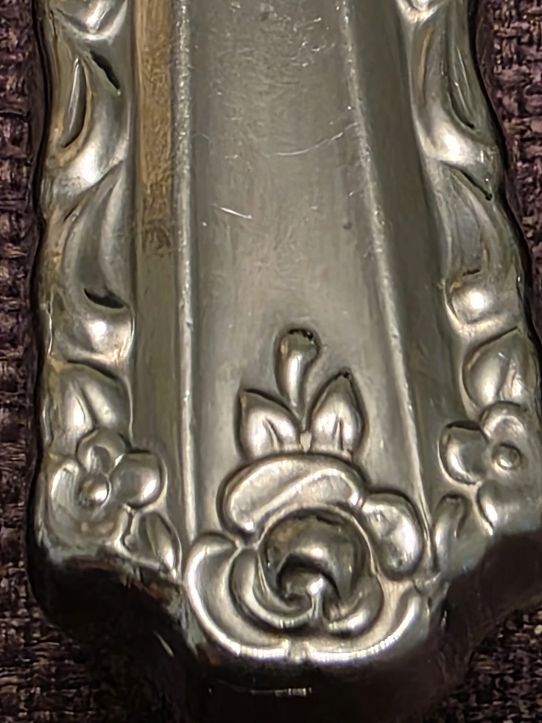 Set of 8 Silver Plated Floral Butter Knives - photo 5