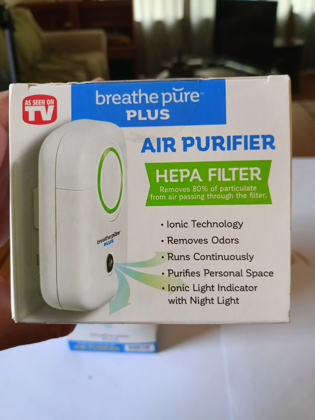 BreathePure Plus Portable Plug-In Air Purifier with HEPA Filter - photo 4
