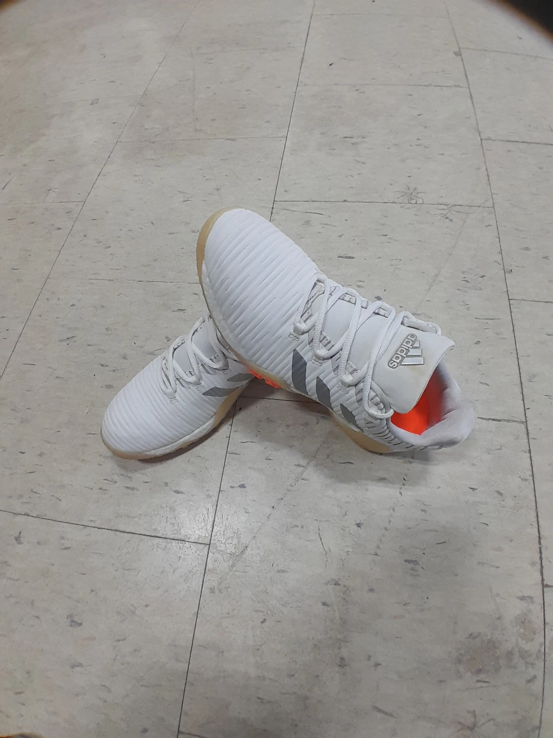 Adidas White  Running Shoes Men's Size 8 - photo 2