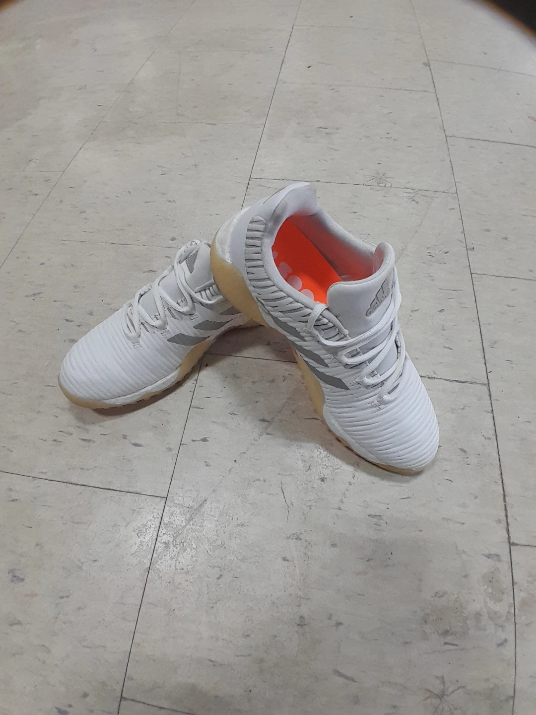 Adidas White  Running Shoes Men's Size 8 - photo 4