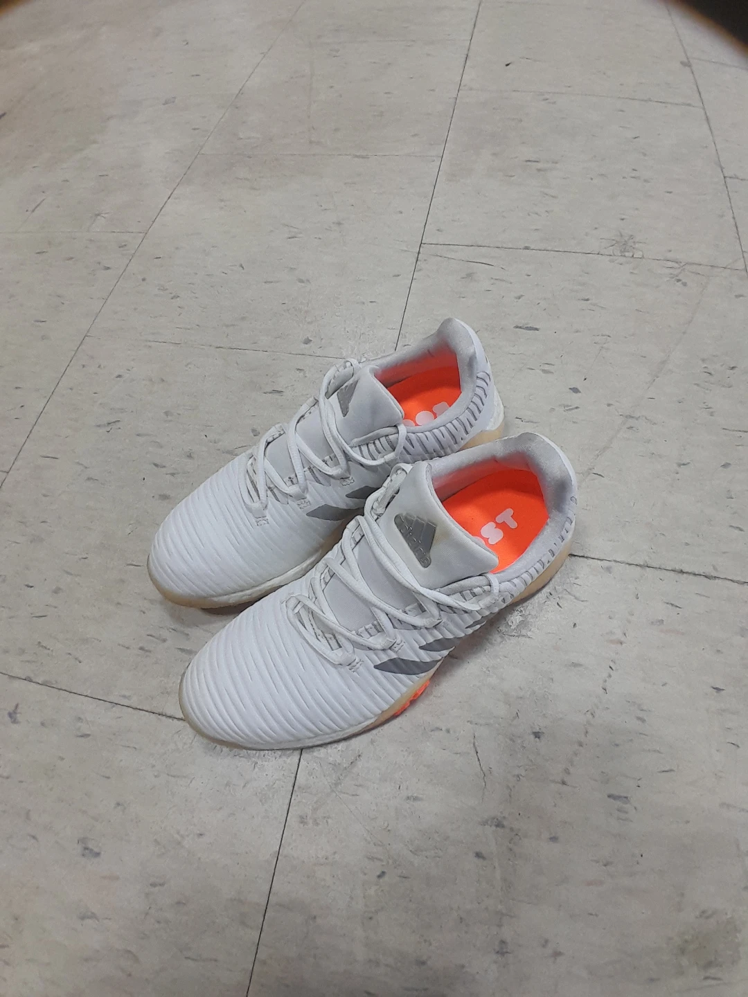 Adidas White  Running Shoes Men's Size 8 - photo 5