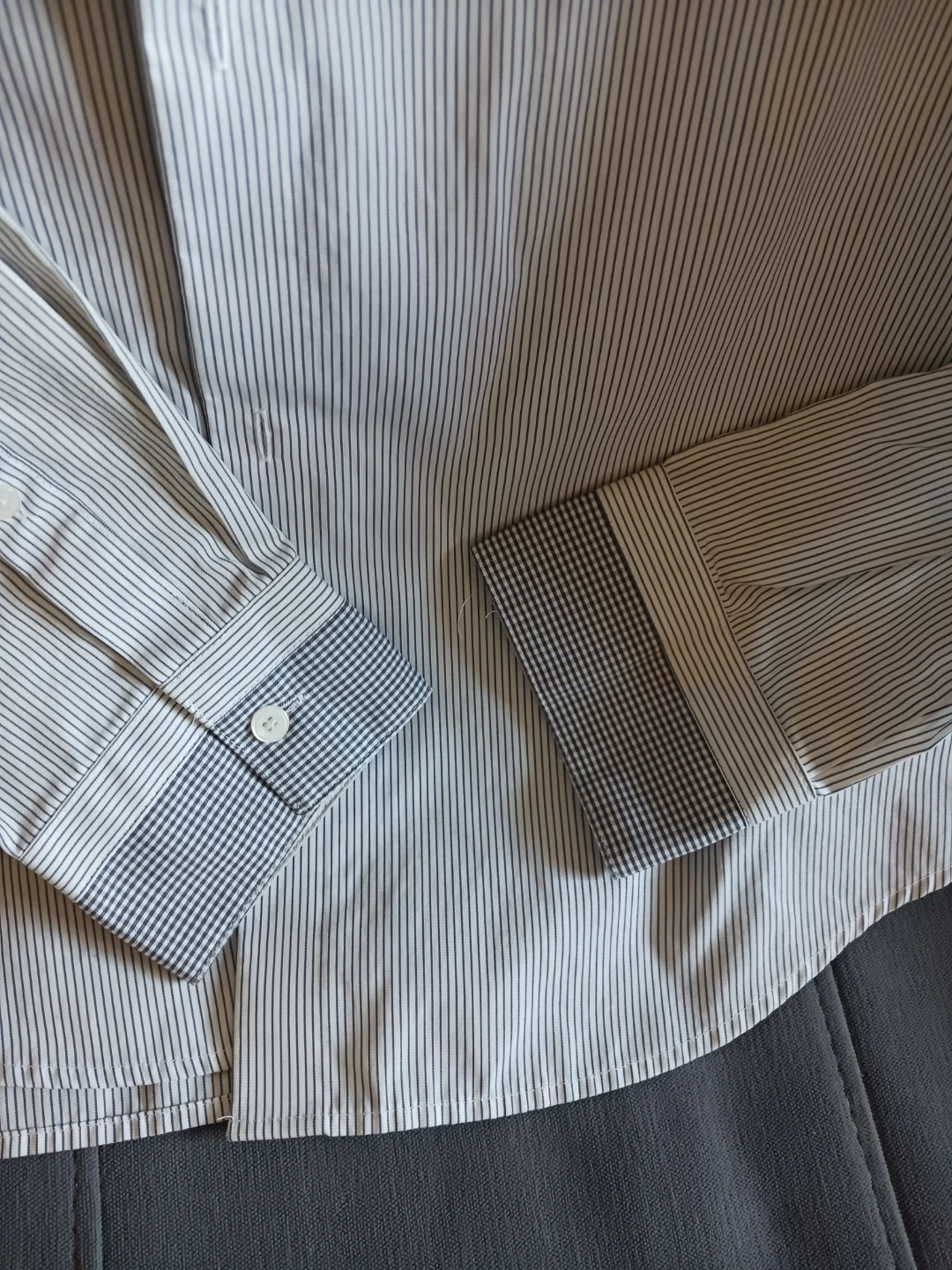 Calvin Klein Men's Striped Button-Up Shirt XS - photo 2