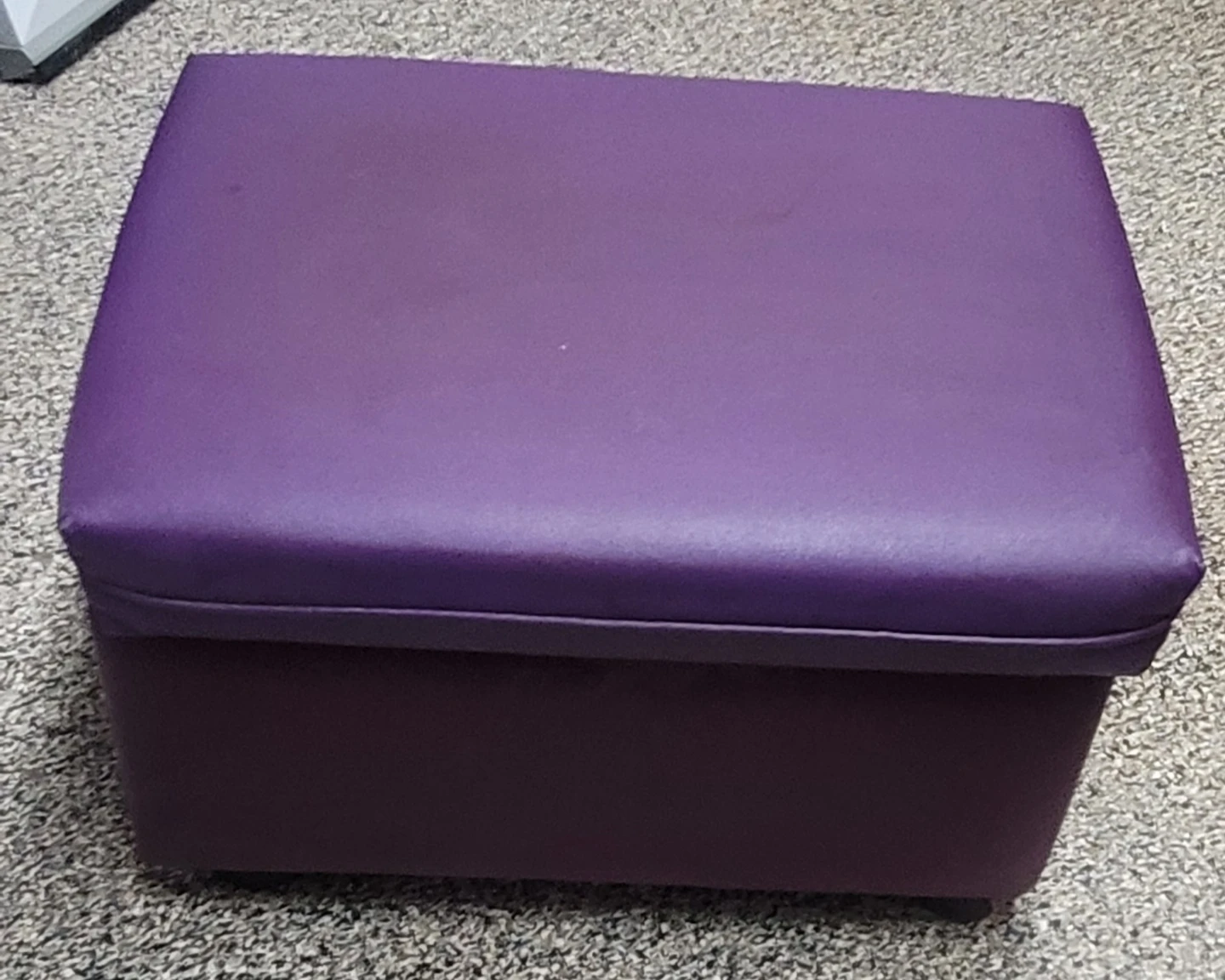 Purple Storage Ottoman