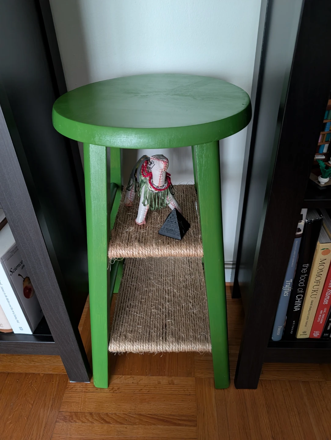 Stool Turned Side Table