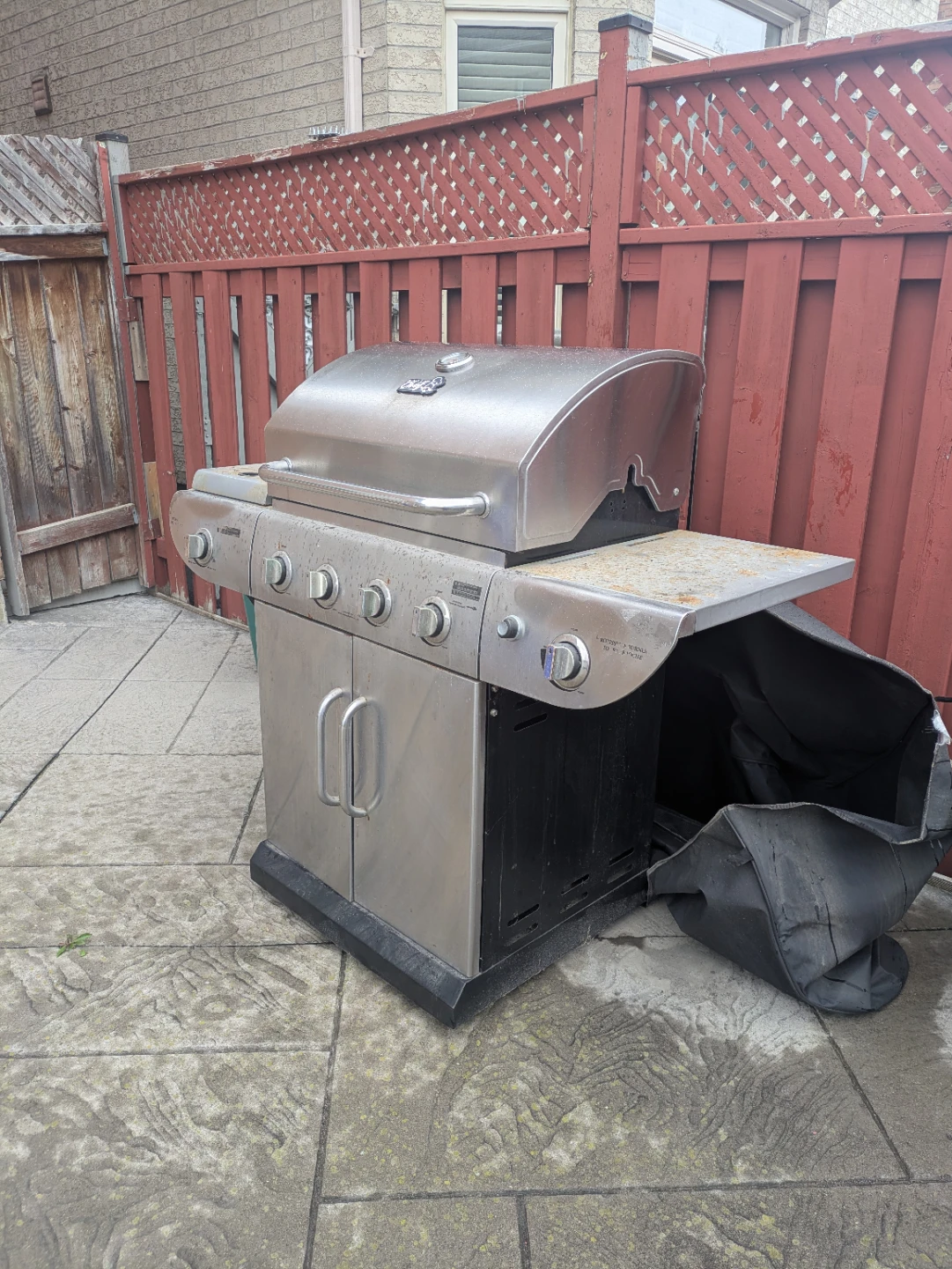 MasterChef 4-Burner Propane Grill with Side Burner & Grill Cover - photo 2