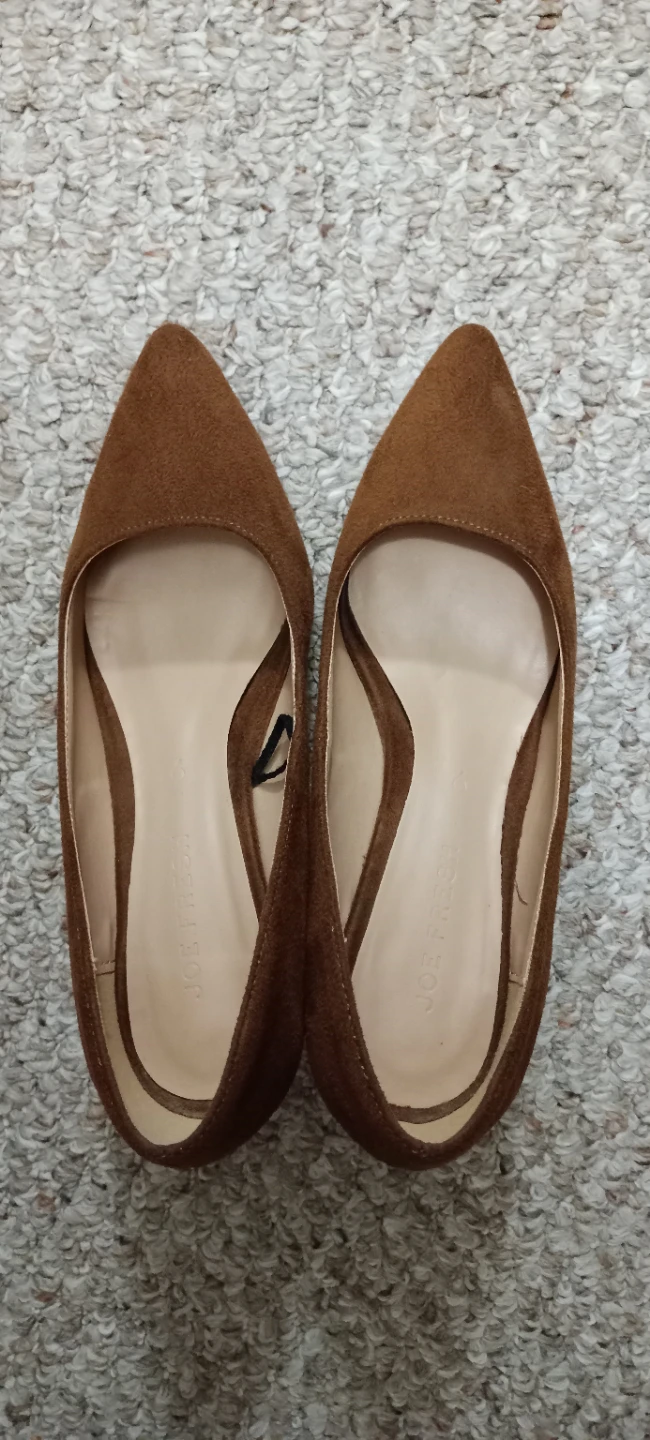 Joe fresh Brown Suede Pointed Toe Heels shoes - photo 2