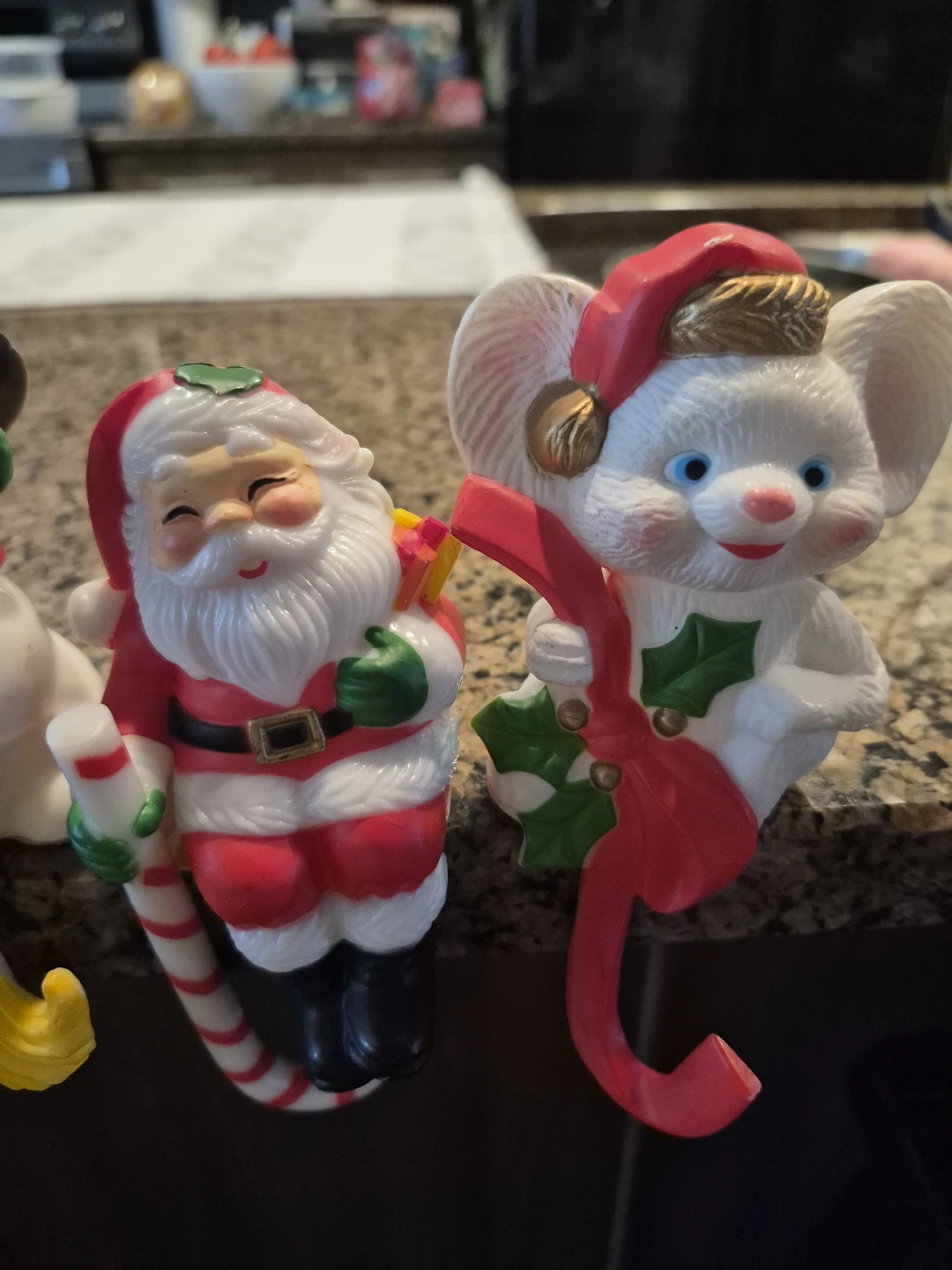 Christmas Figurines - Santa, Snowman, Mouse - photo 2
