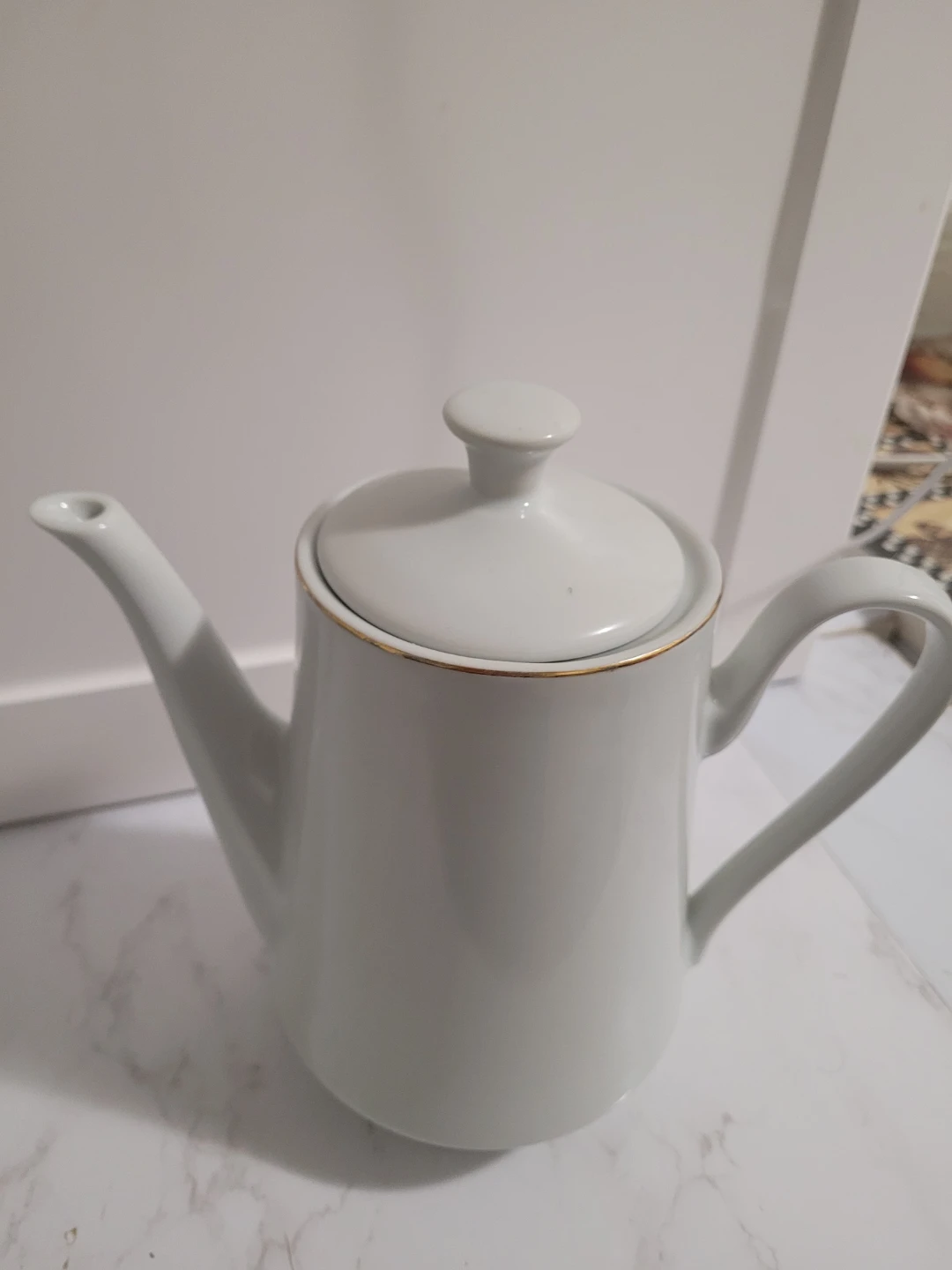 Gallery by Mikasa White Teapot$8