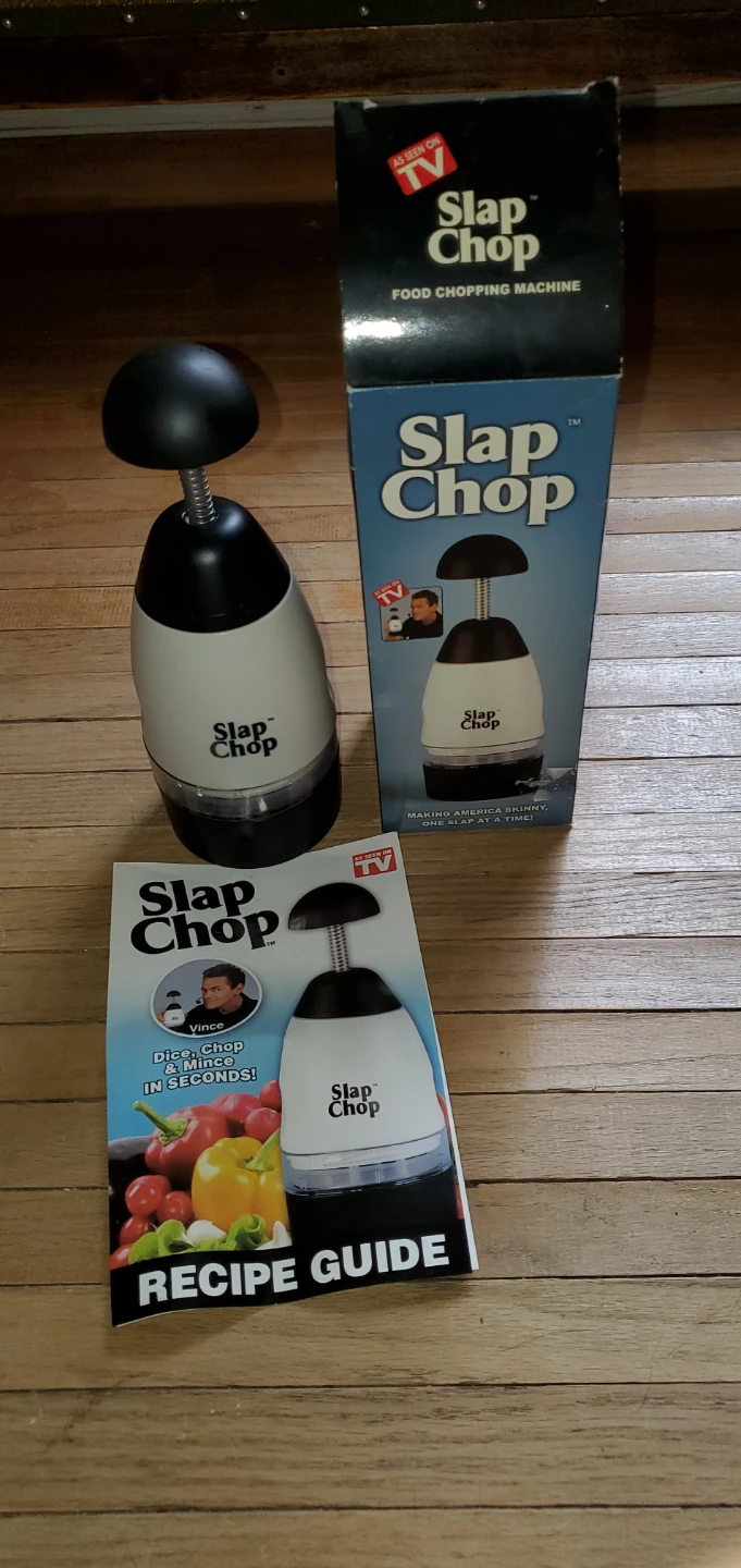 Slap Chop Food Chopping Machine with Recipe Guide