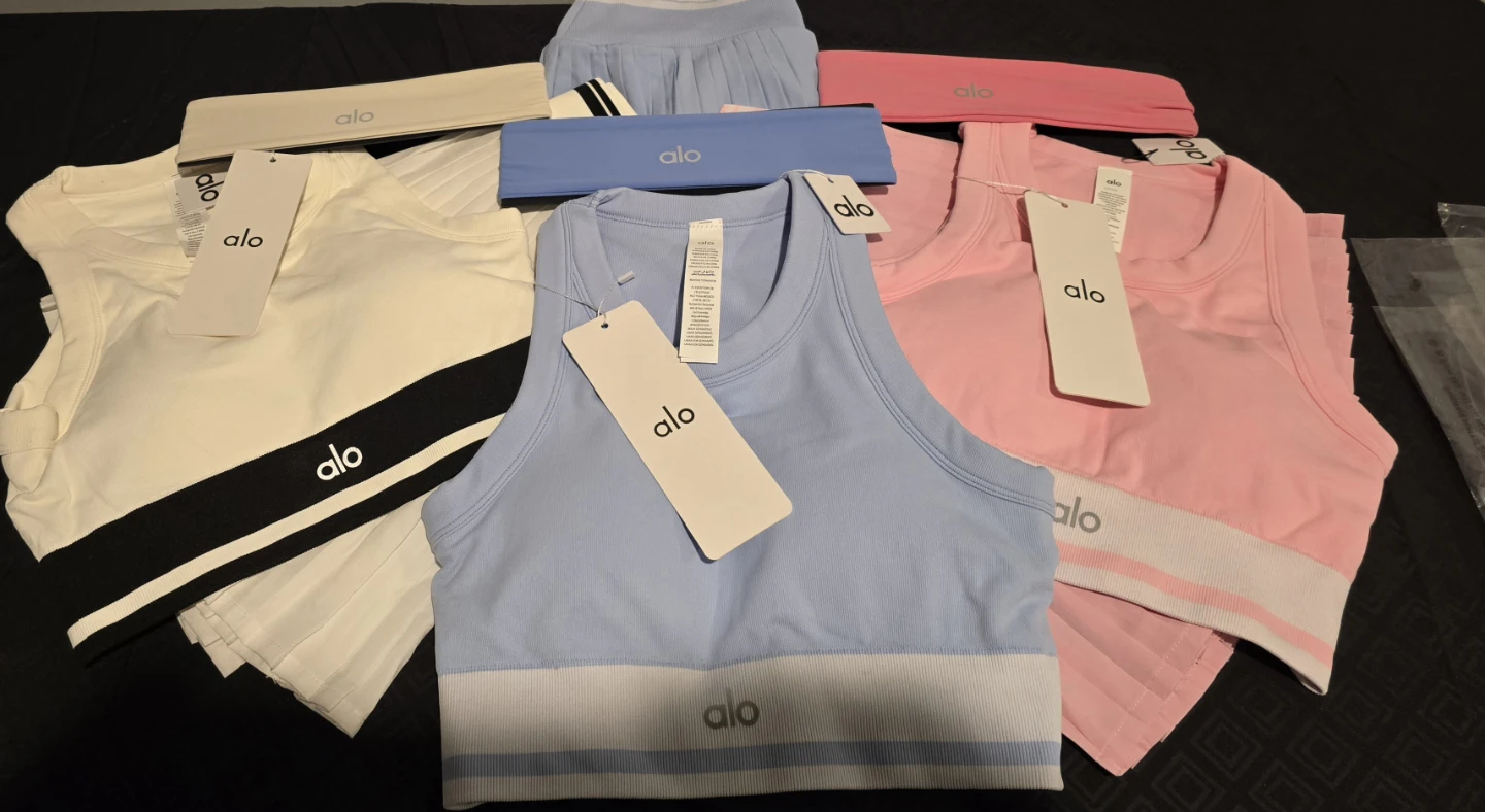 Alo Yoga Activewear Tops and Headbands - New with Tags