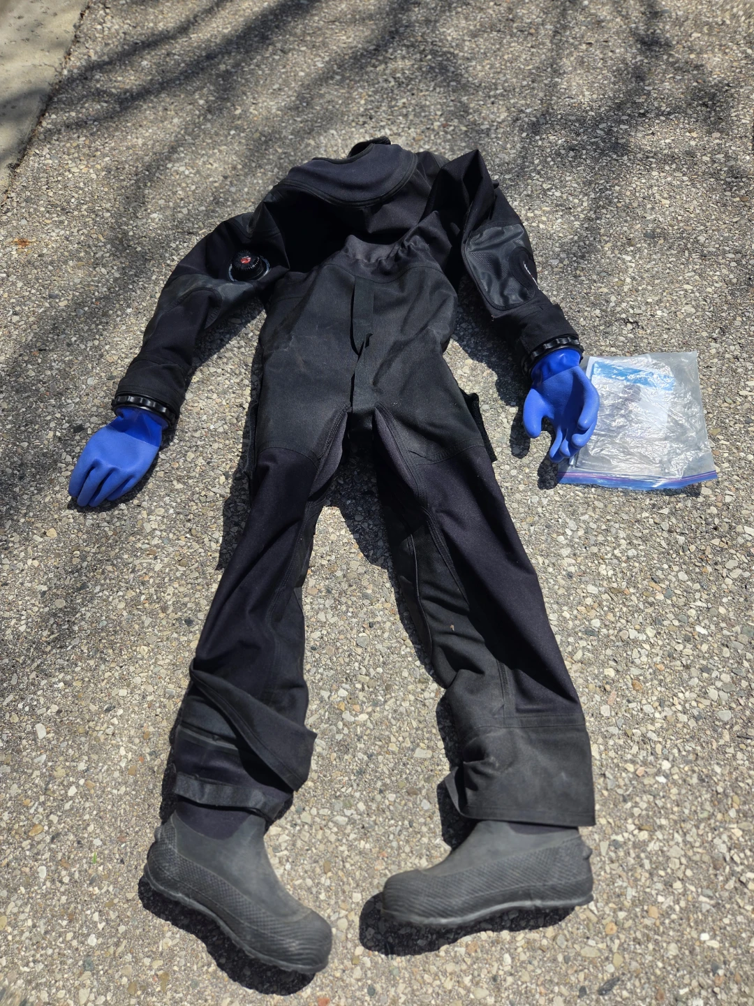 USIA Drysuit with Boots and Gloves