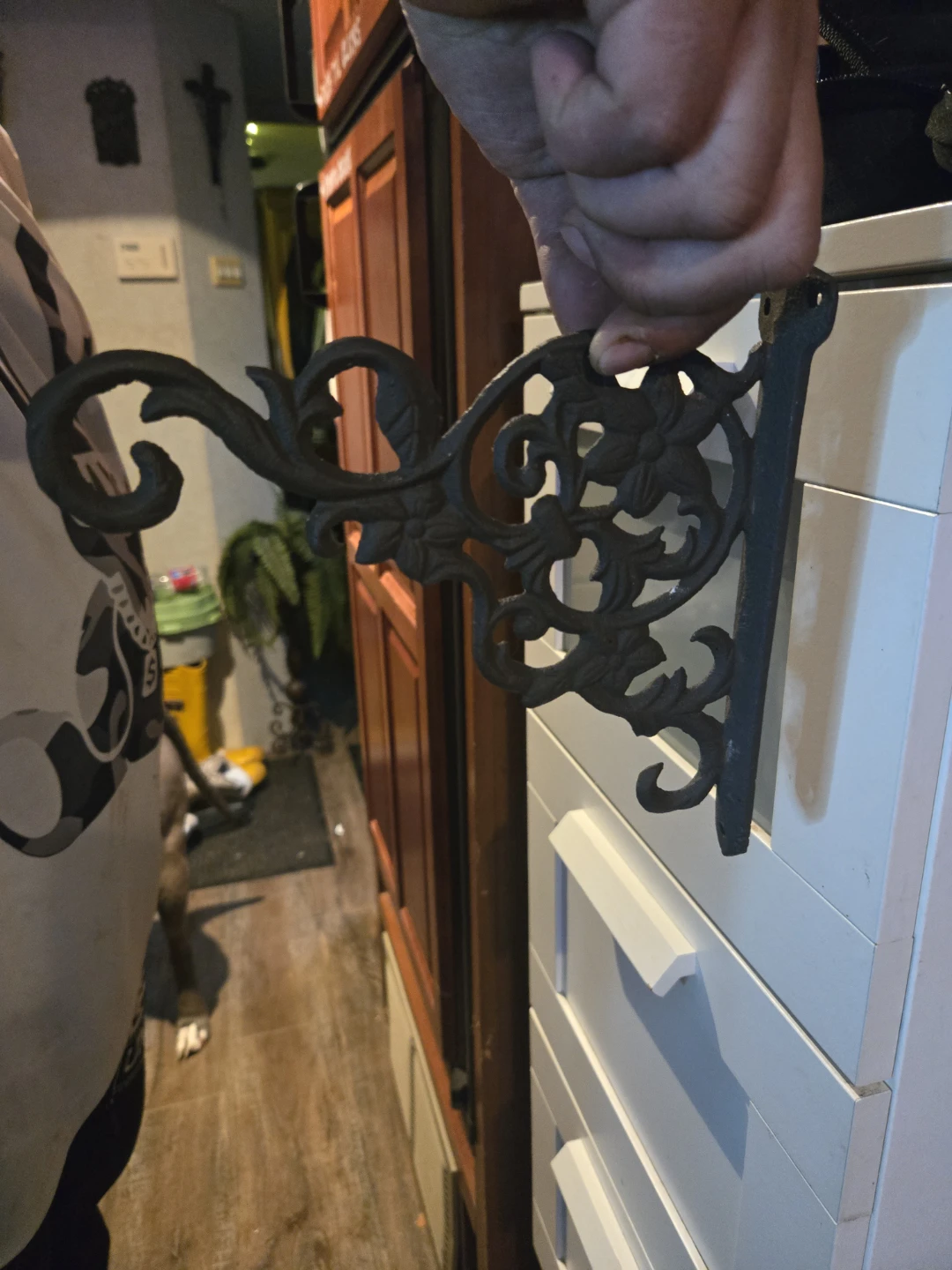 Vintage Cast Iron Decorative Wall Hooks Set - photo 5