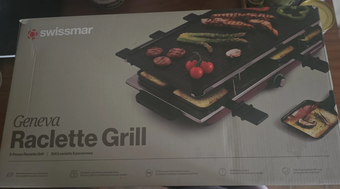 Swissmar Geneva 8-Person Raclette Grill