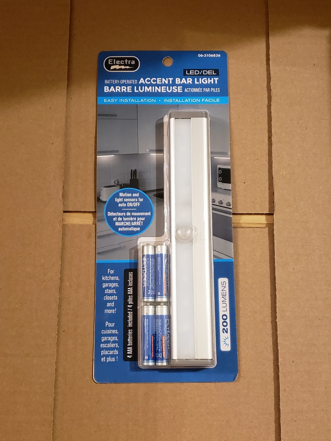 Electra LED Accent Bar Light - Battery Operated