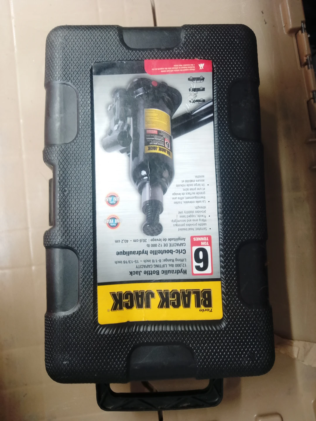 BLACK JACK Hydraulic Bottle Jack with Case - photo 2