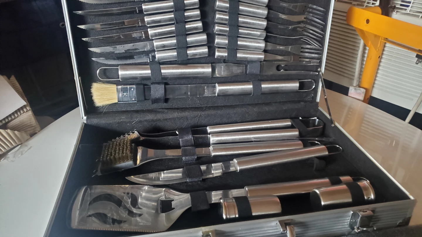 Stainless Steel BBQ Tool Set - photo 4