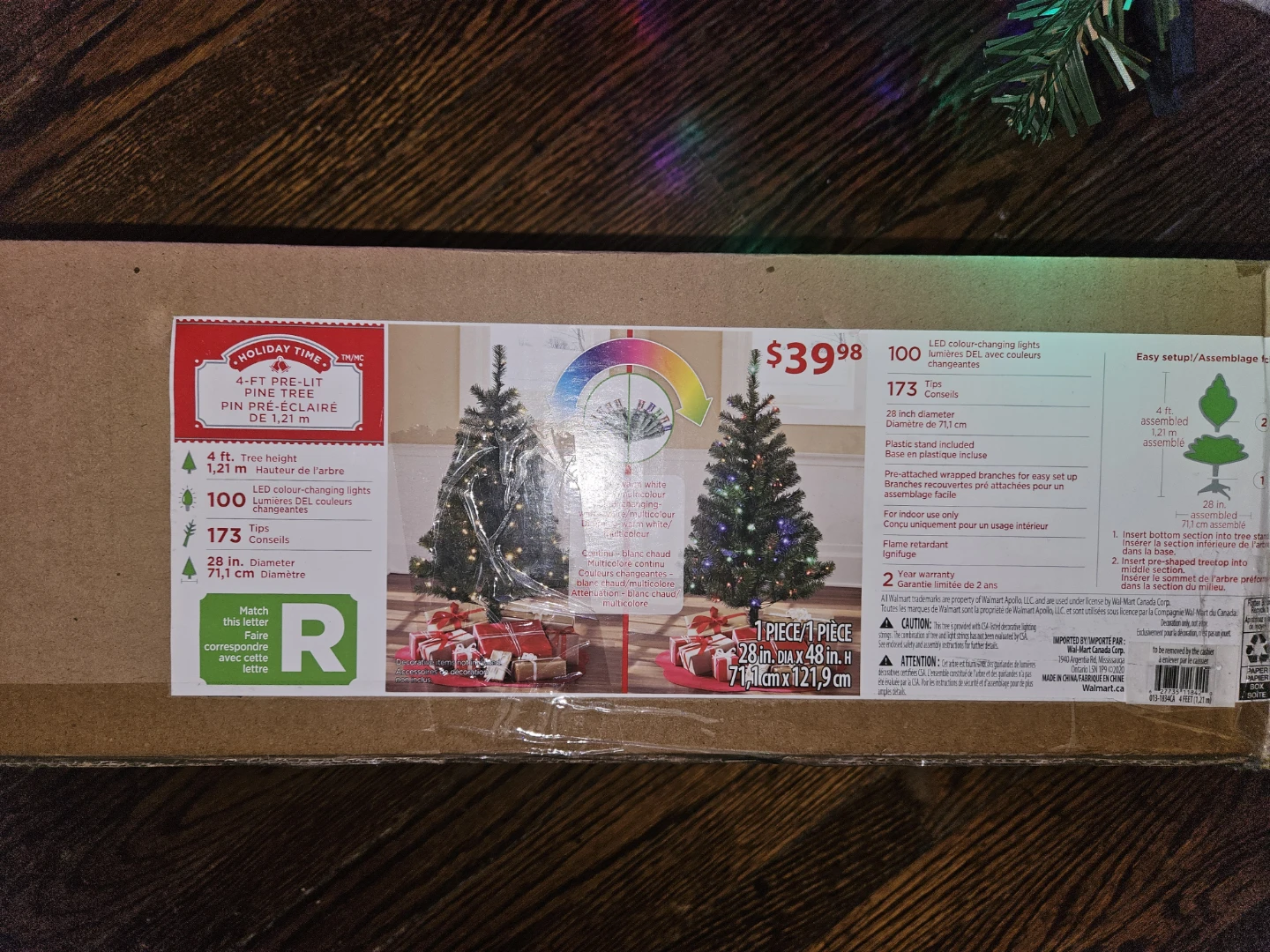 LAST DAY TO SELL!  4-ft Pre-Lit Artificial Christmas Tree - photo 3