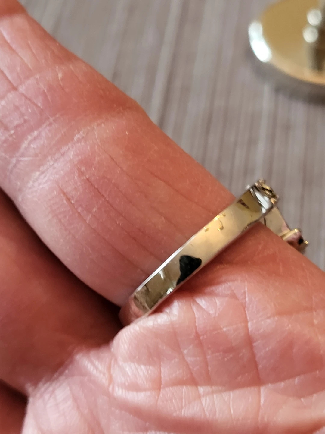 Sparkly Cocktail Ring with Blue Baguette Stones - photo 3