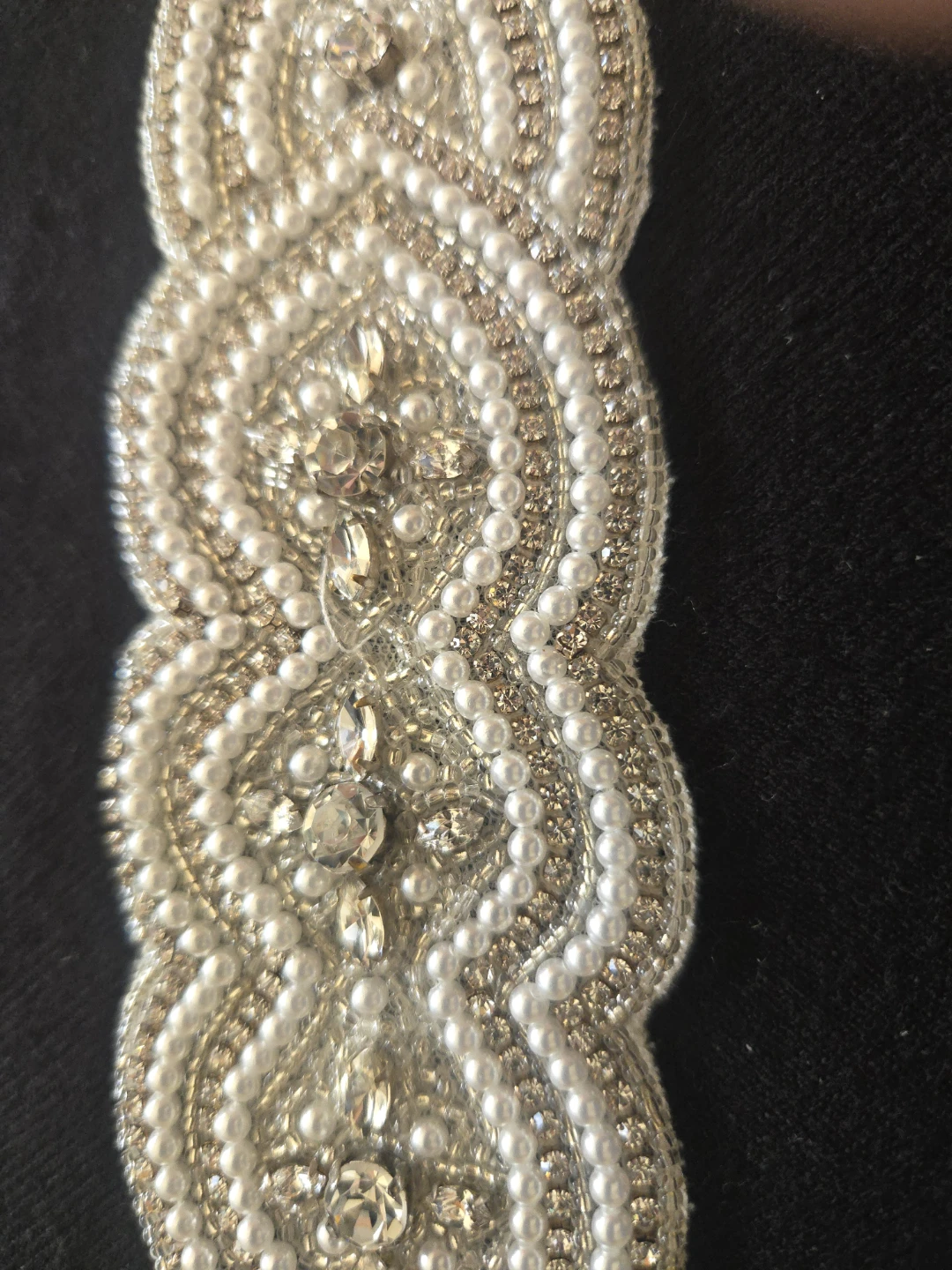 Beaded Trim Embellishment Applique - photo 2