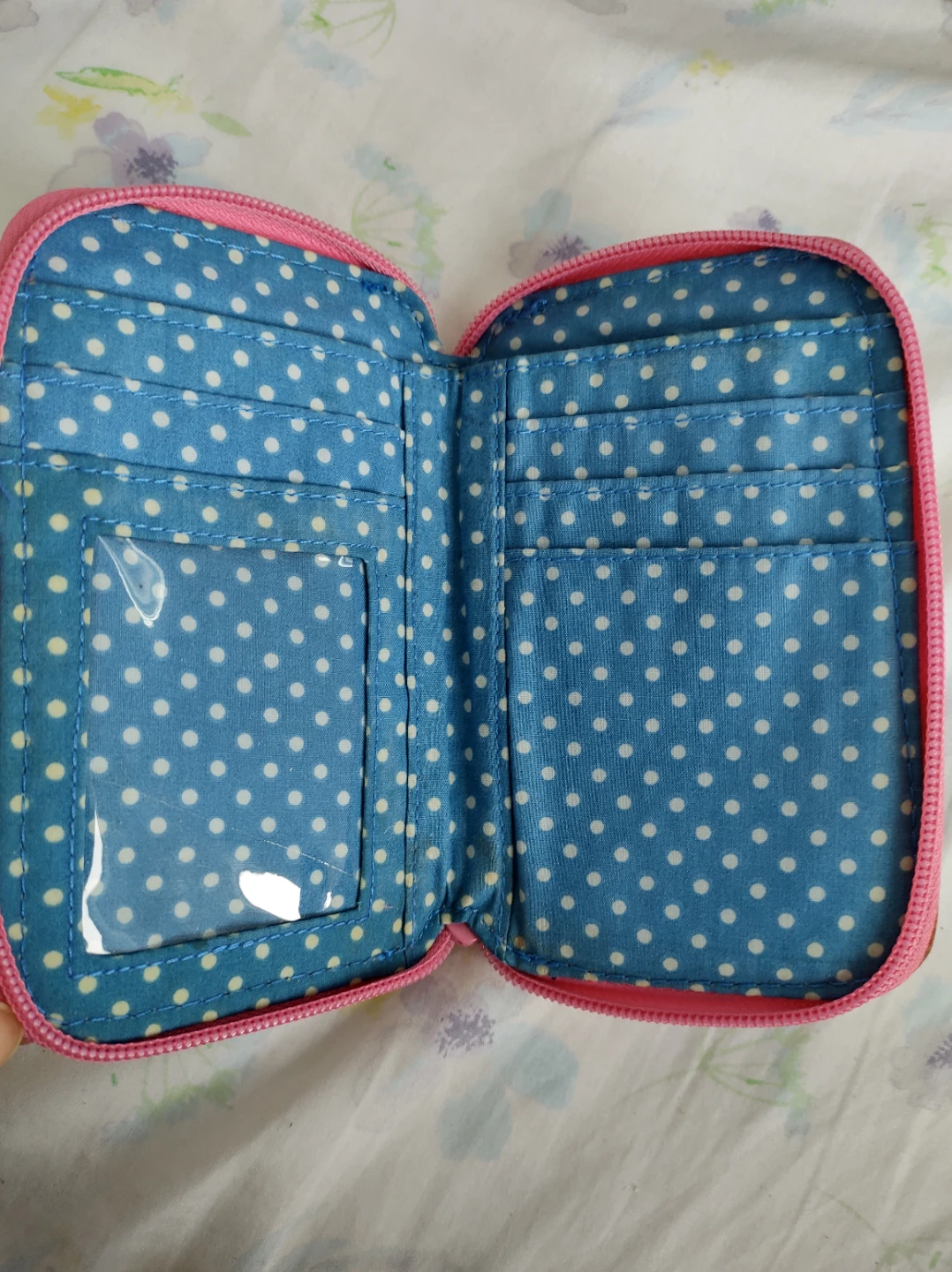 Quilted Floral Wallet with ID Window - photo 3