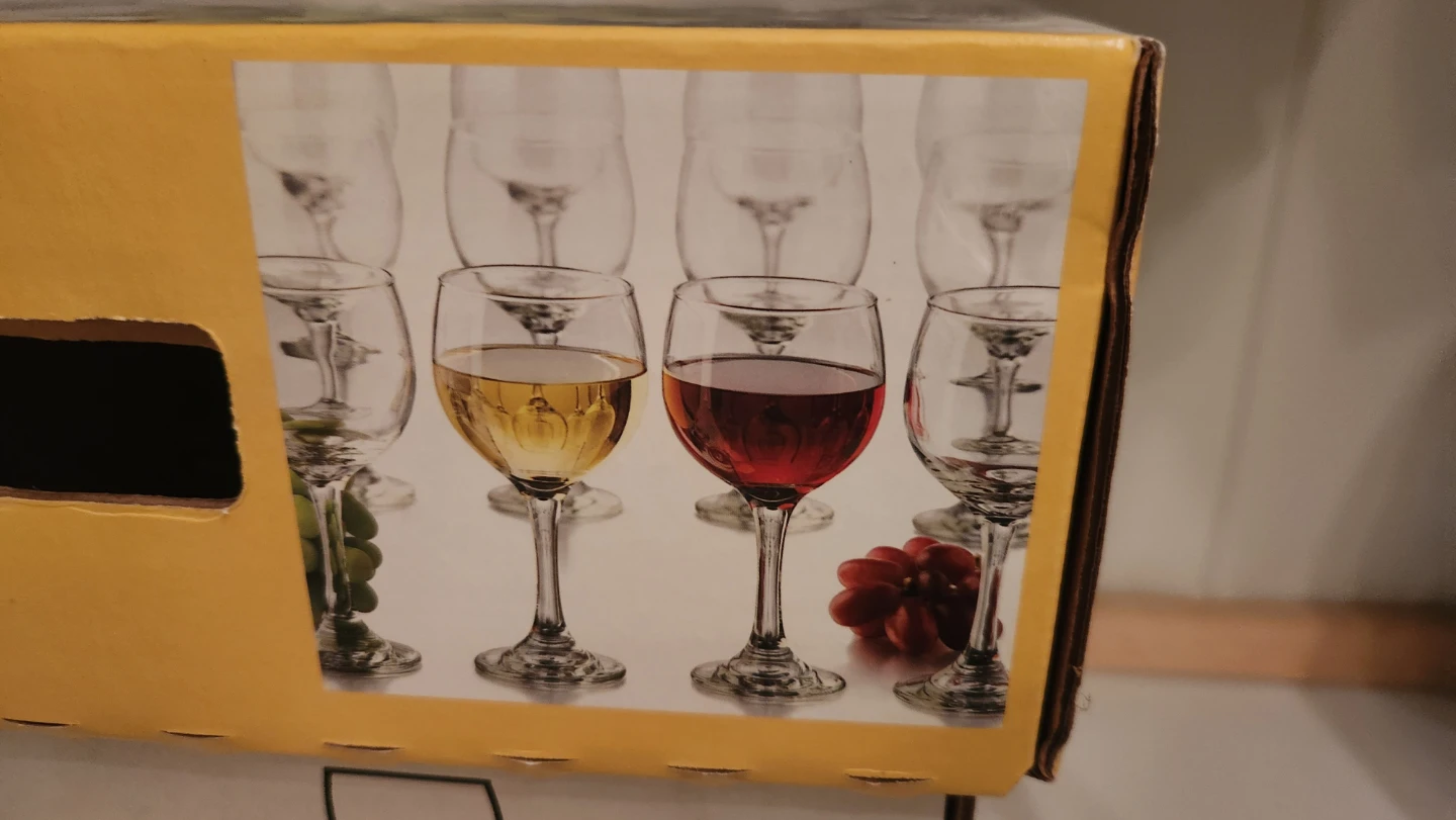 (24 glasses) Wine Party Glasses w Storage Box - photo 3