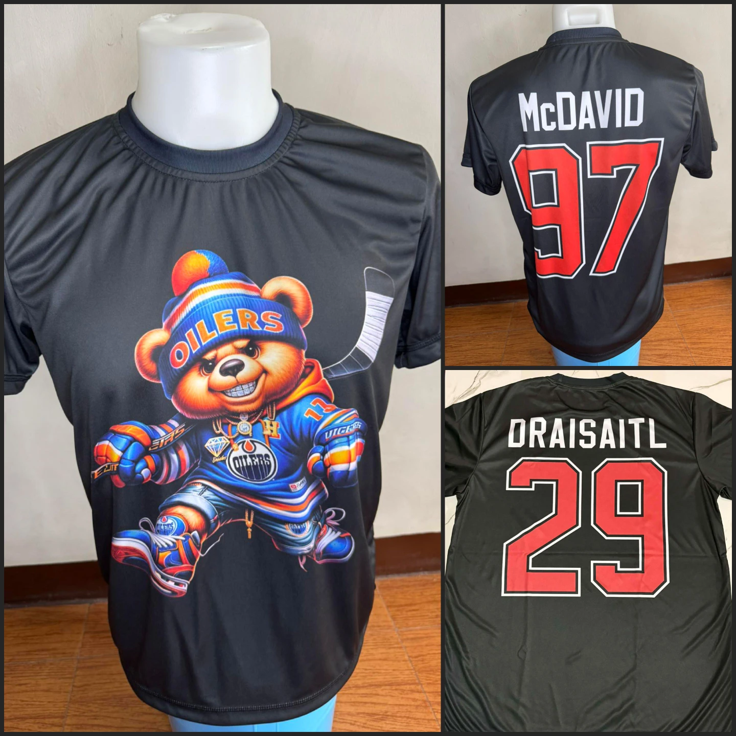 Edmonton Oilers Bear T-Shirt - photo 2