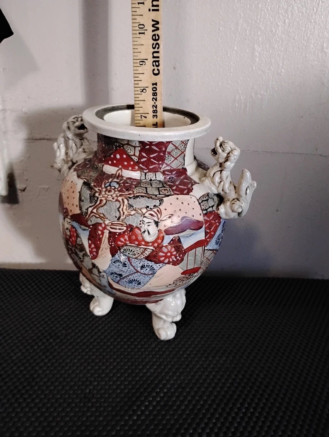 Vintage Vase with Foo Dog Handles - photo 3
