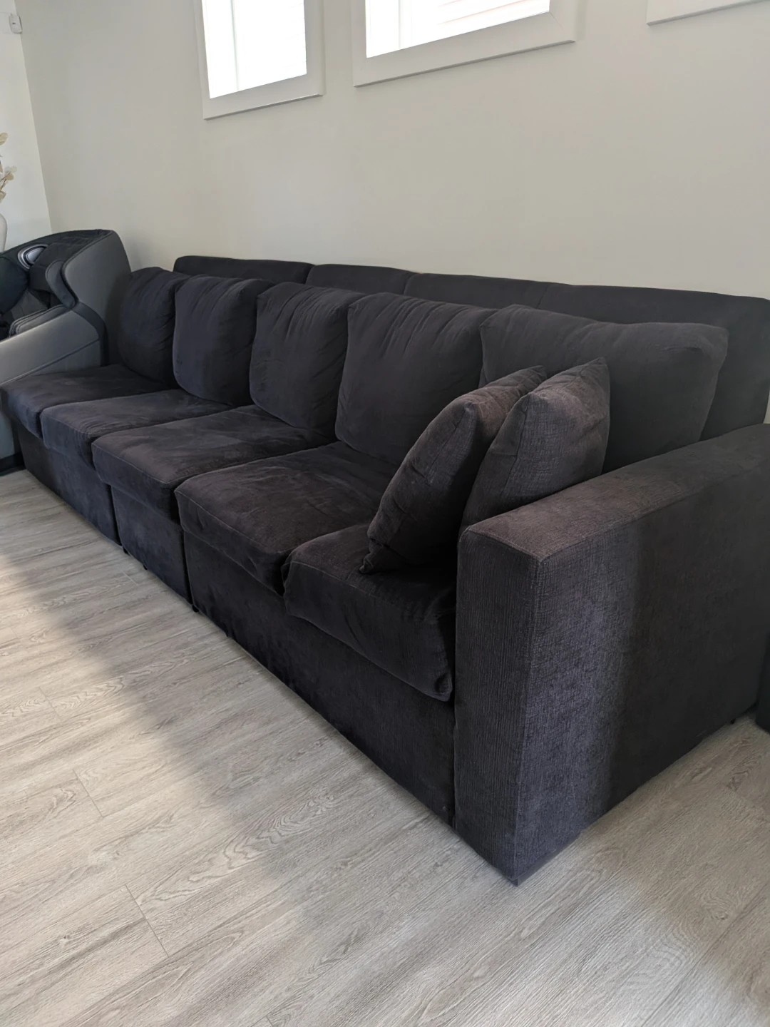 Dark Grey Sectional Sofa - photo 2