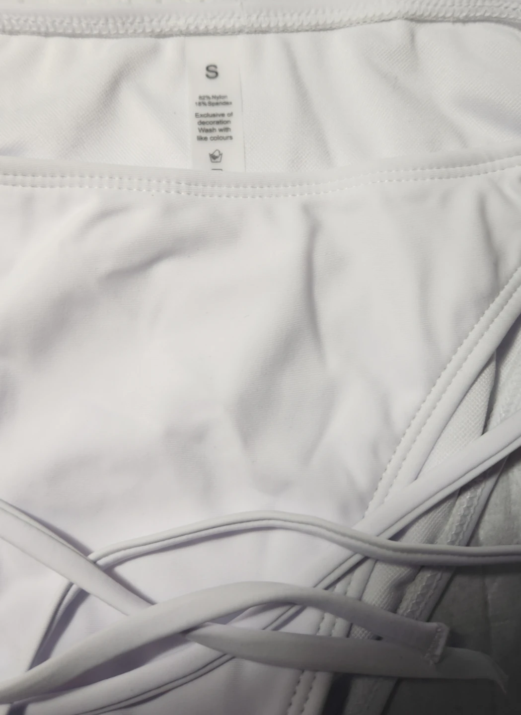 White Bikini Bottoms Size S - photo 3