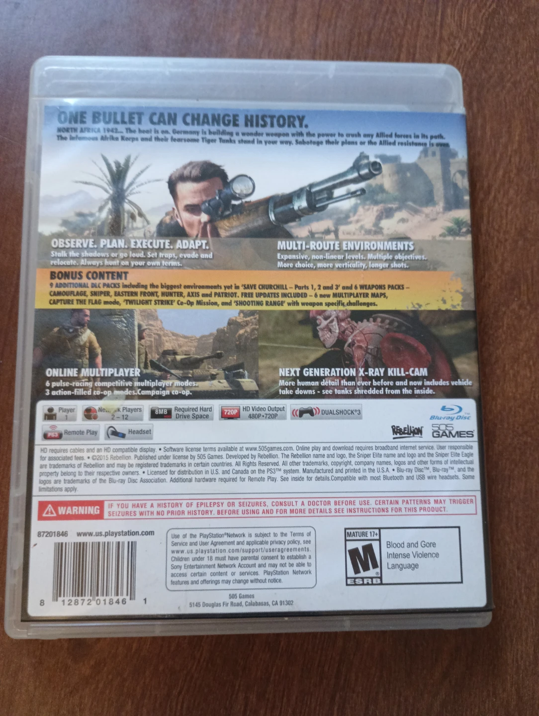 Sniper Elite III Ultimate Edition PS3 Game - photo 3