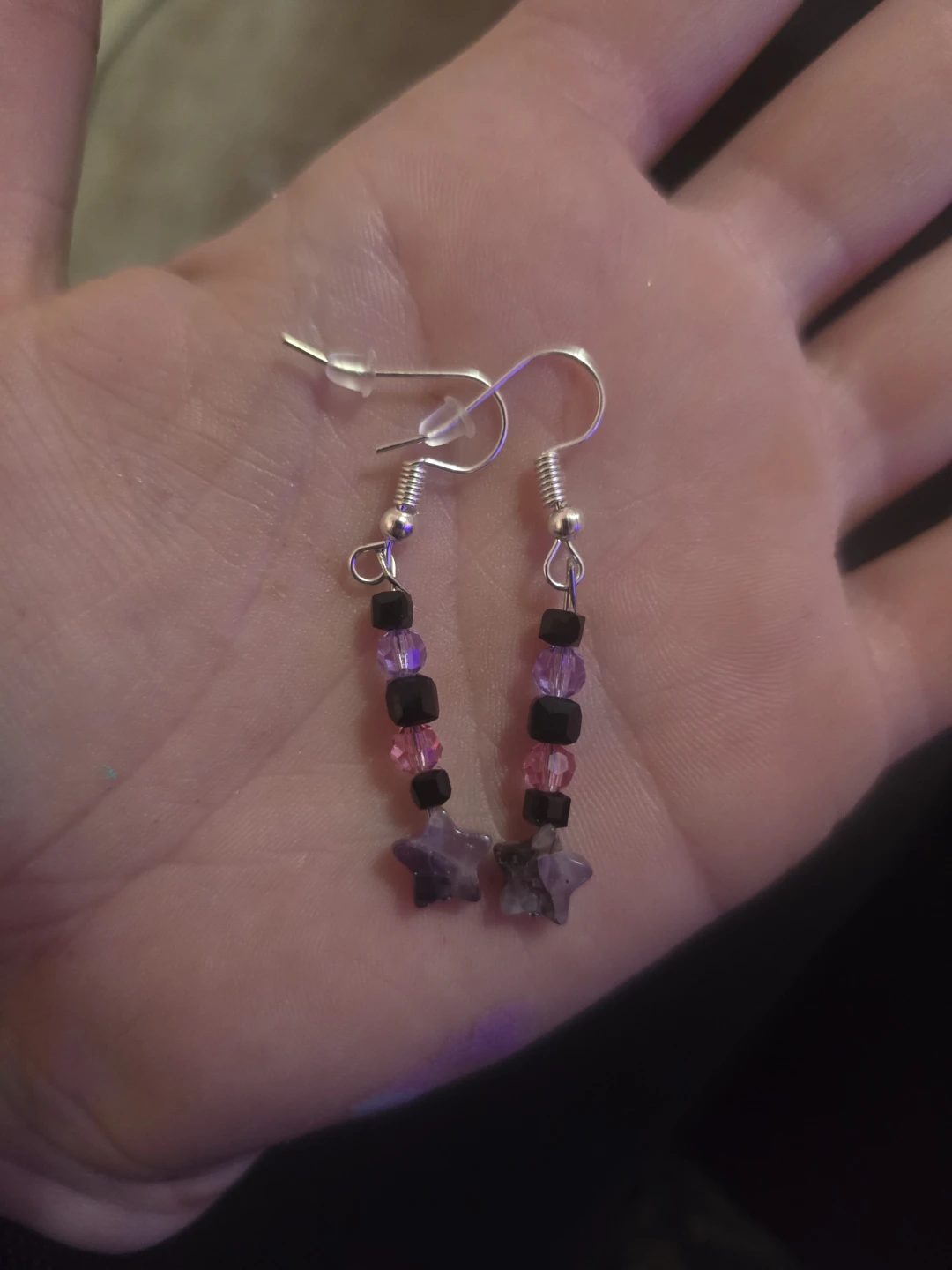 Handmade Star Charm Earrings