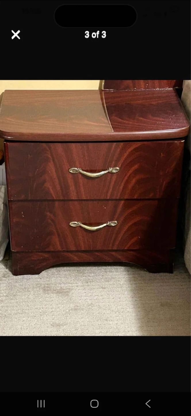 Queen bed with dresser - photo 3