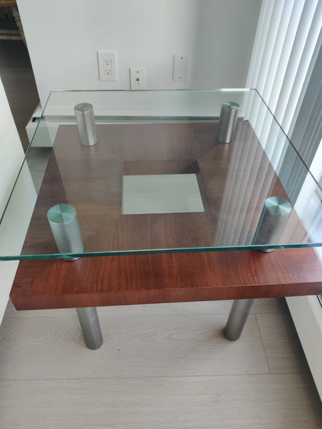 Modern Glass Top Coffee Table - photo 4