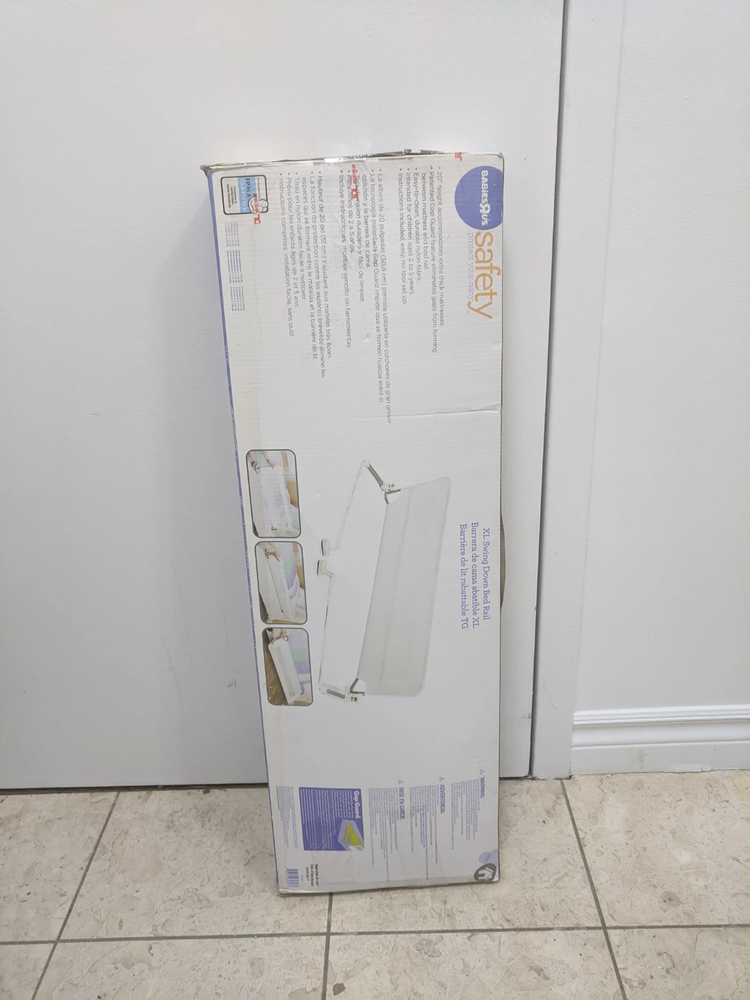 Baby Essentials Safety XL Swing Down Bed Rail - photo 2