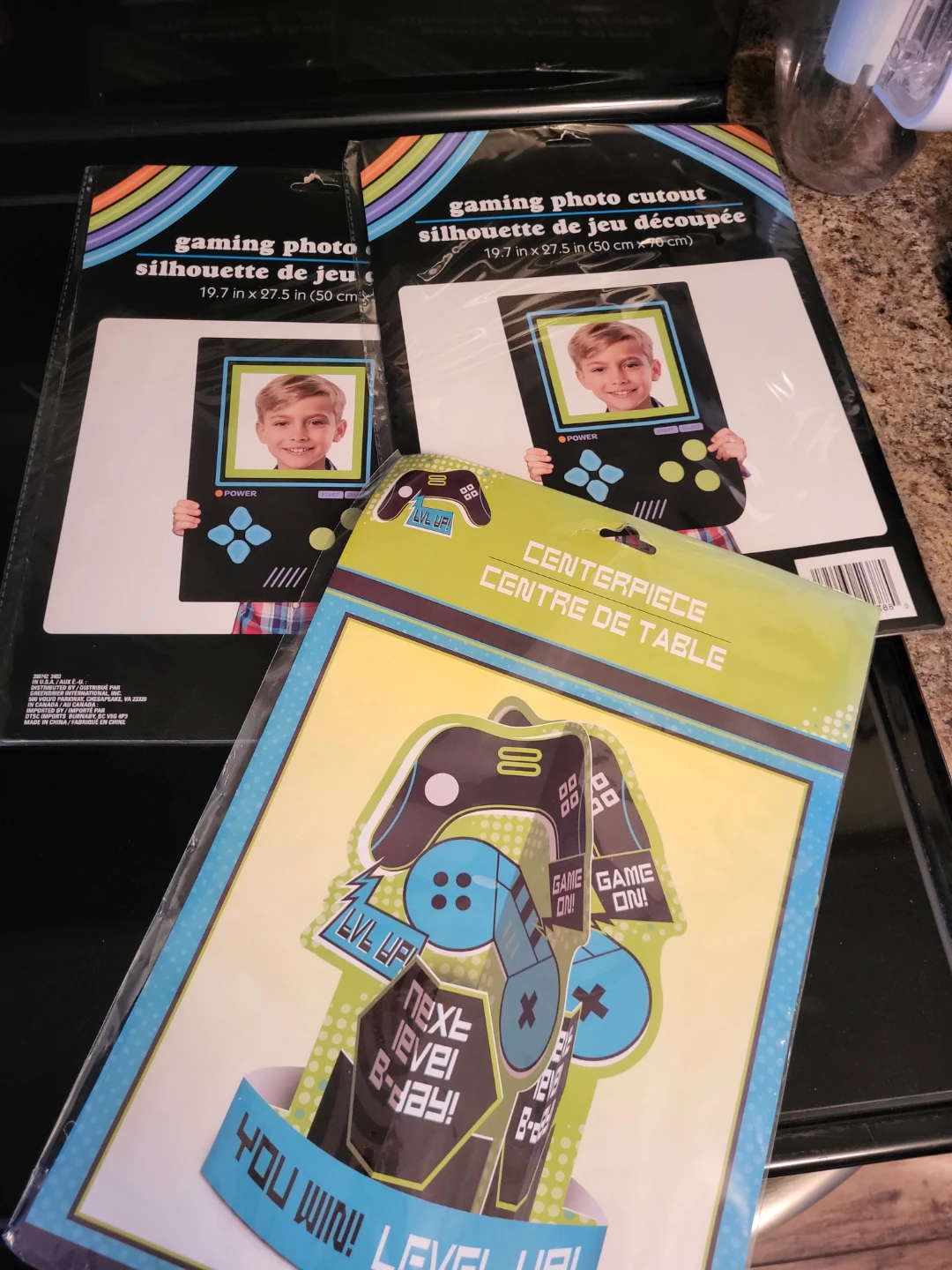Gaming Photo Cutouts and Centerpiece Set