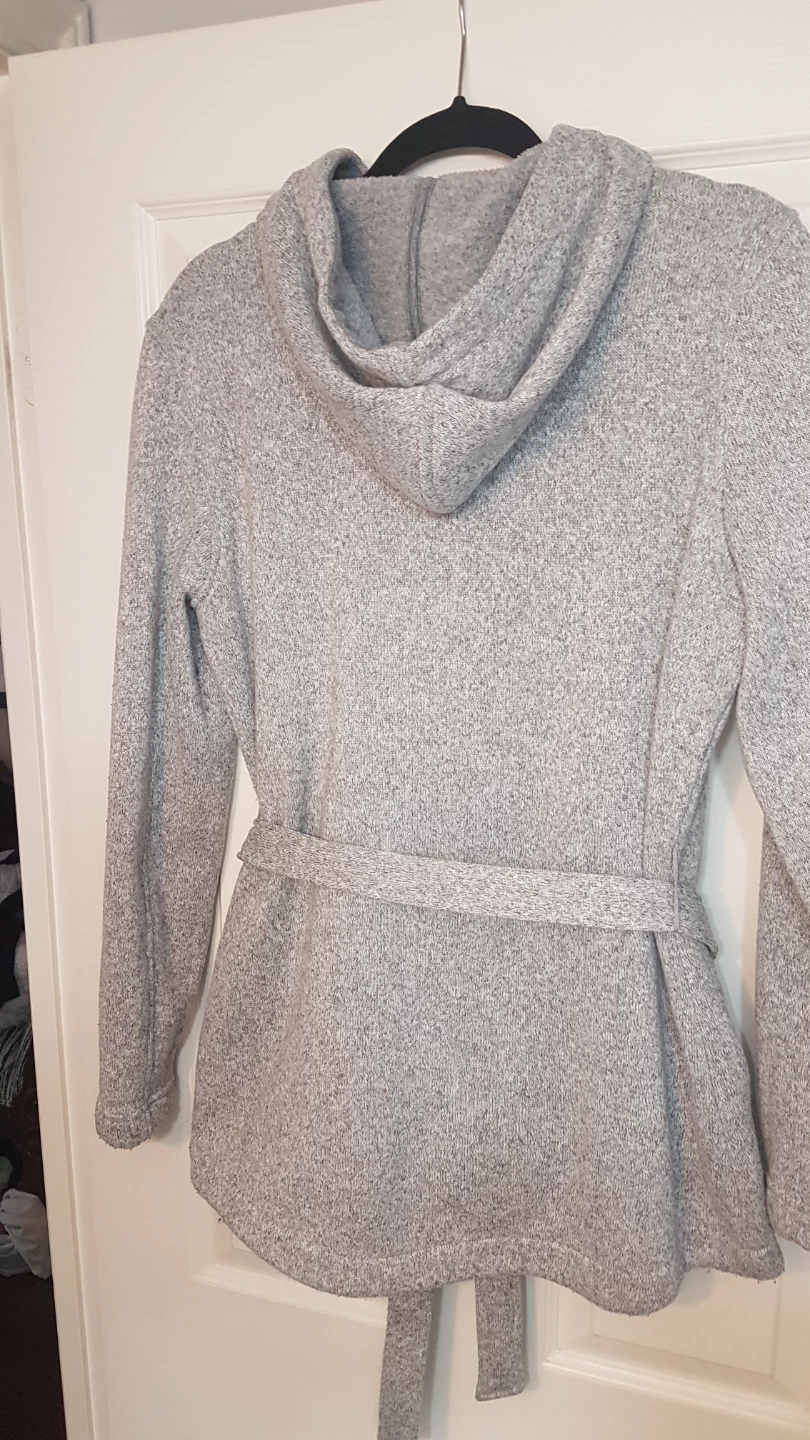 Roots Canada Grey Hooded Wrap Jacket L/G - photo 2