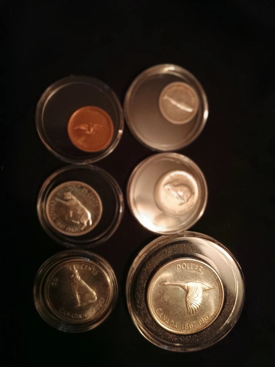Canadian Coin Collection 1867-1967( silver coins) - photo 3