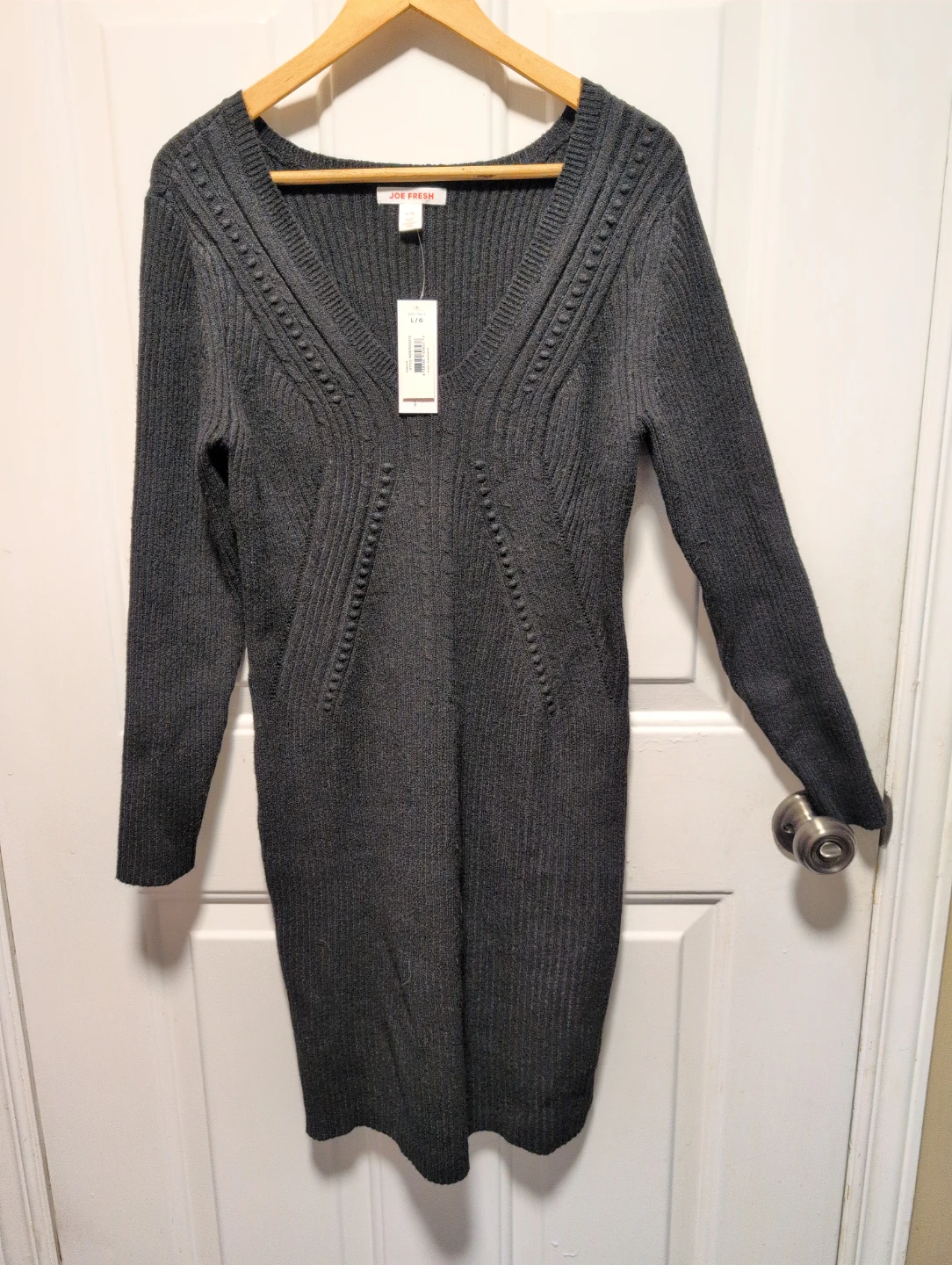 Joe Fresh Knit Dress - black - Size L/G