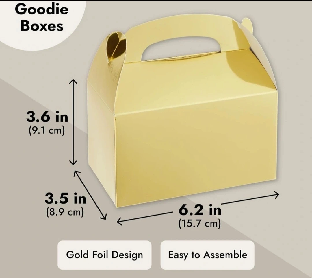 Gold Goodie Boxes (25 pack) - photo 3