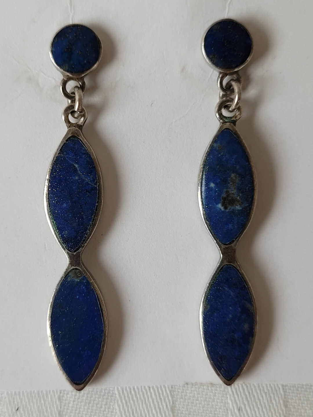 Lapis Lazuli Dangle Earrings - photo 2