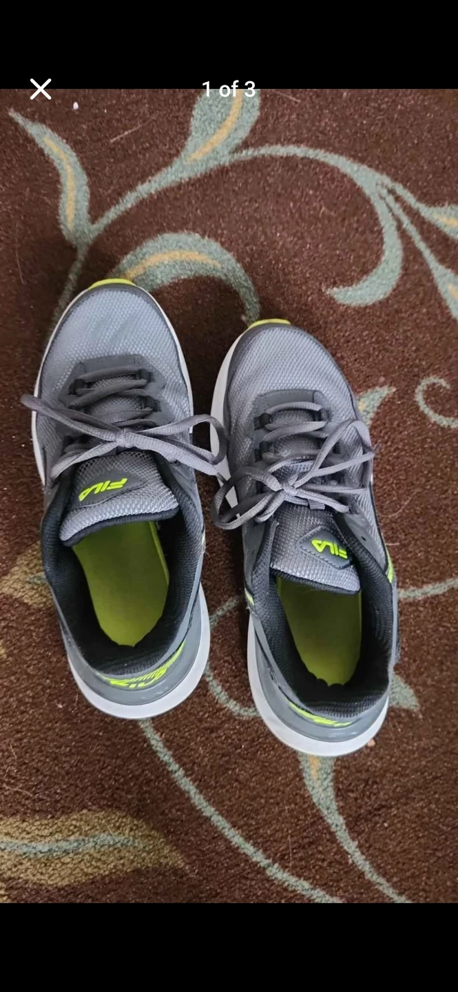 Fila Grey Running Shoes Size 7 - photo 3