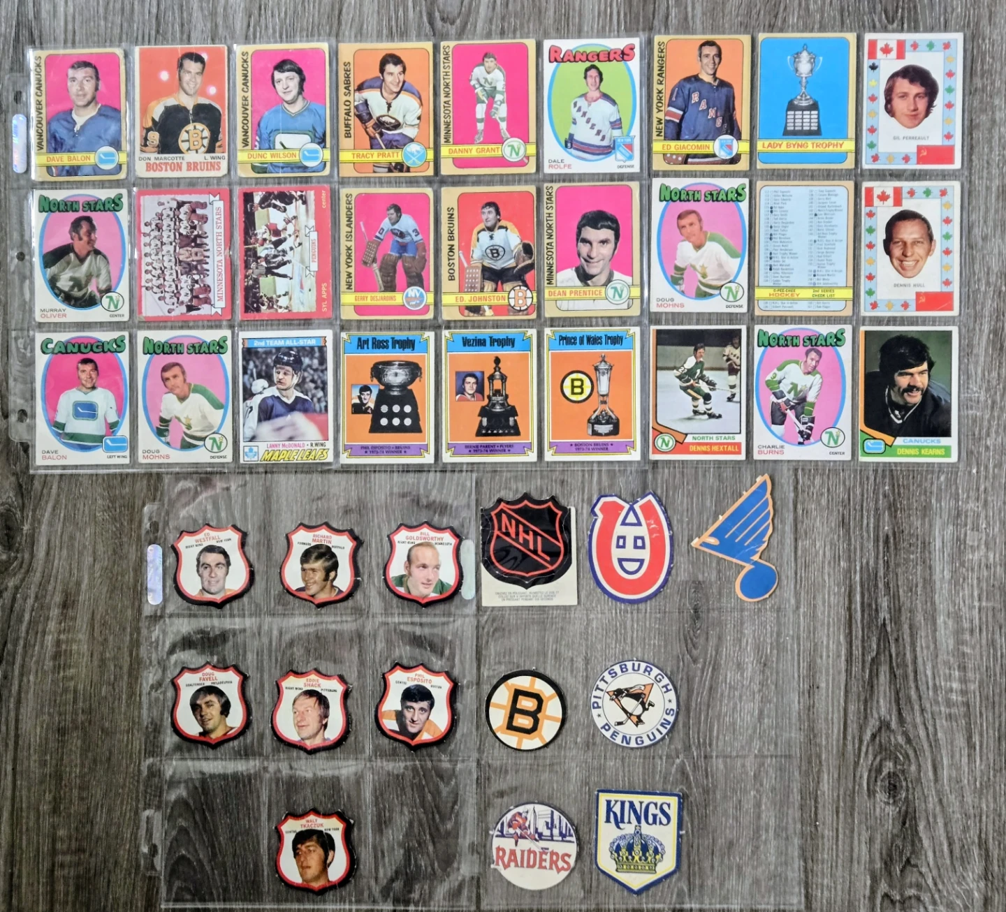 1970's O-Pee-Chee 41 Hockey Cards Lot, HOF, Inserts, Checklist