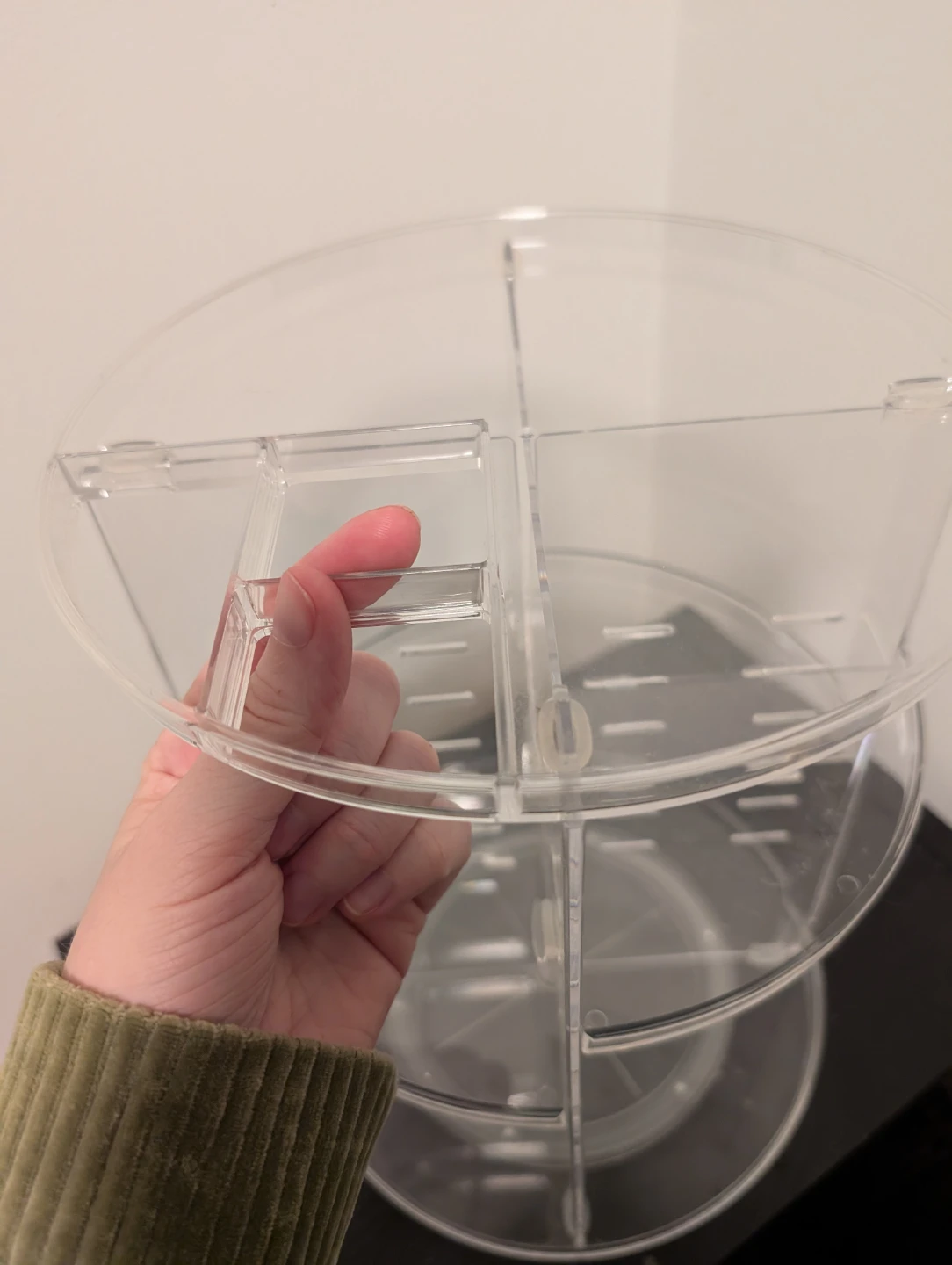 Clear Rotating Bathroom Organizer Carousel - photo 4